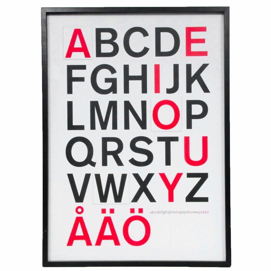 Alphabet Themed Wall Hanging