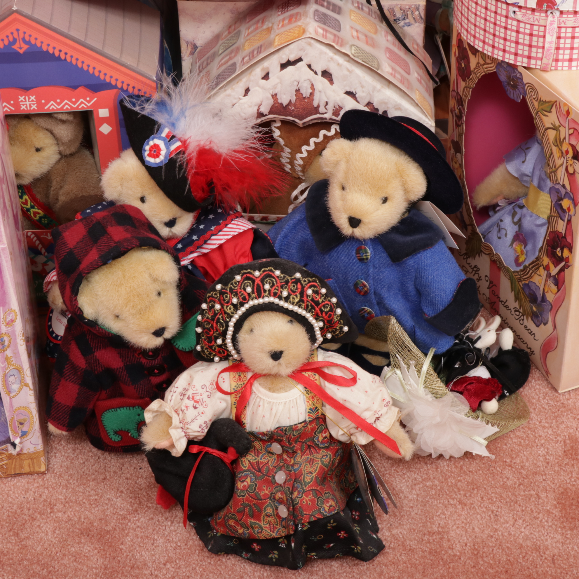 Muffy Vanderbear Stuffed Bears Including Muffy Couture and Accessories
