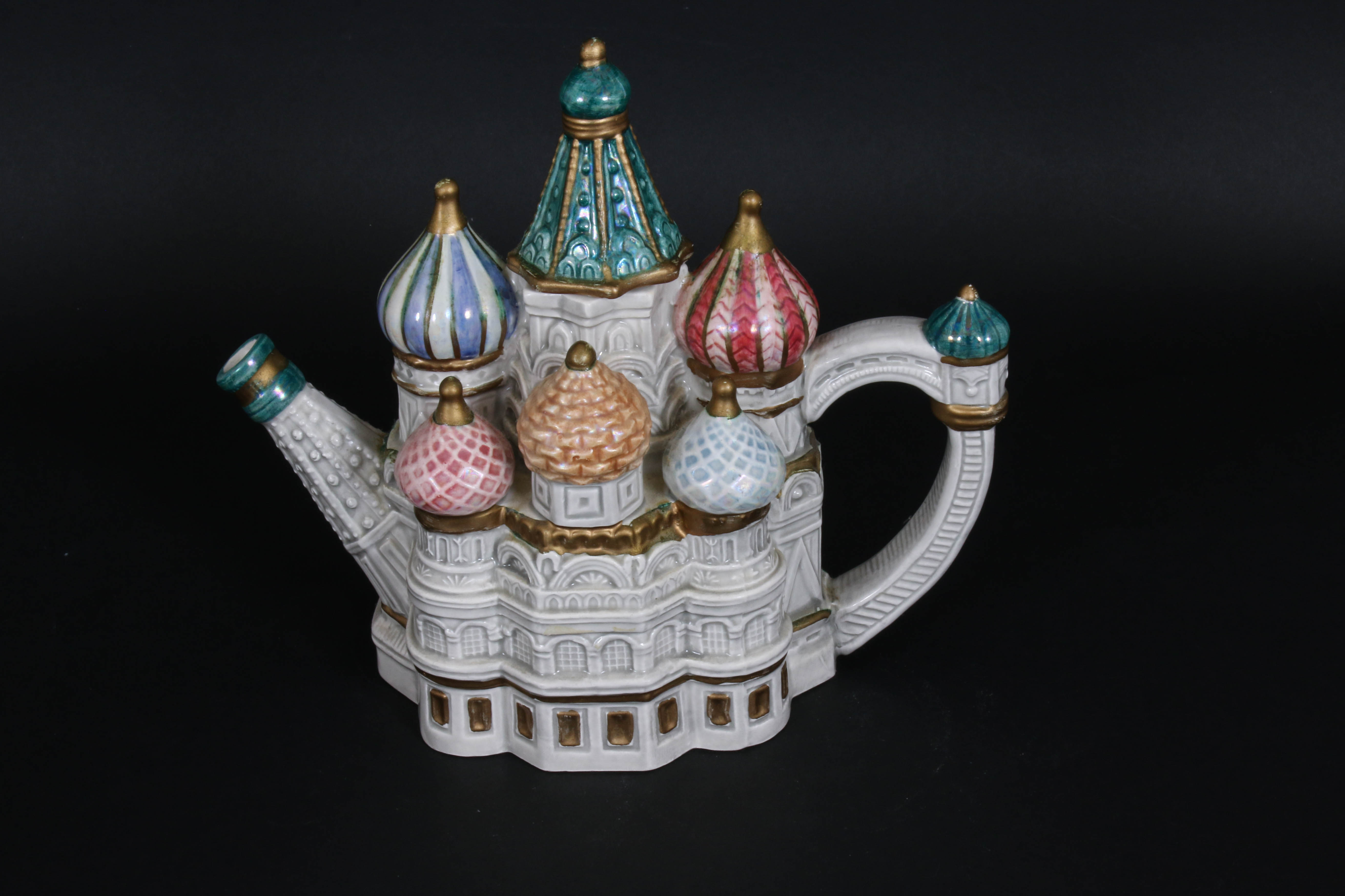 Fitz & Floyd "Famous Landmarks Around the World" Ceramic Teapots