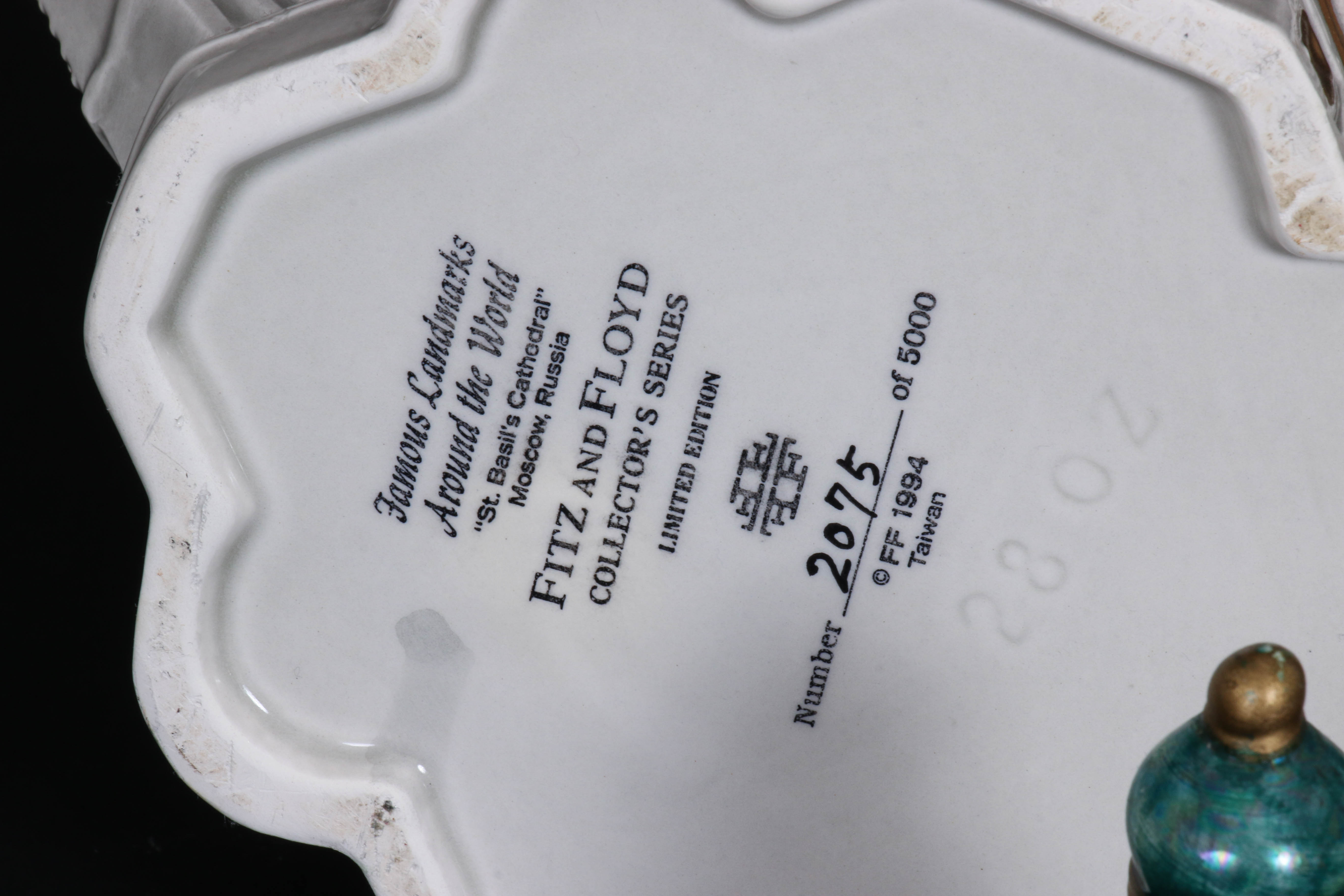 Fitz & Floyd "Famous Landmarks Around the World" Ceramic Teapots