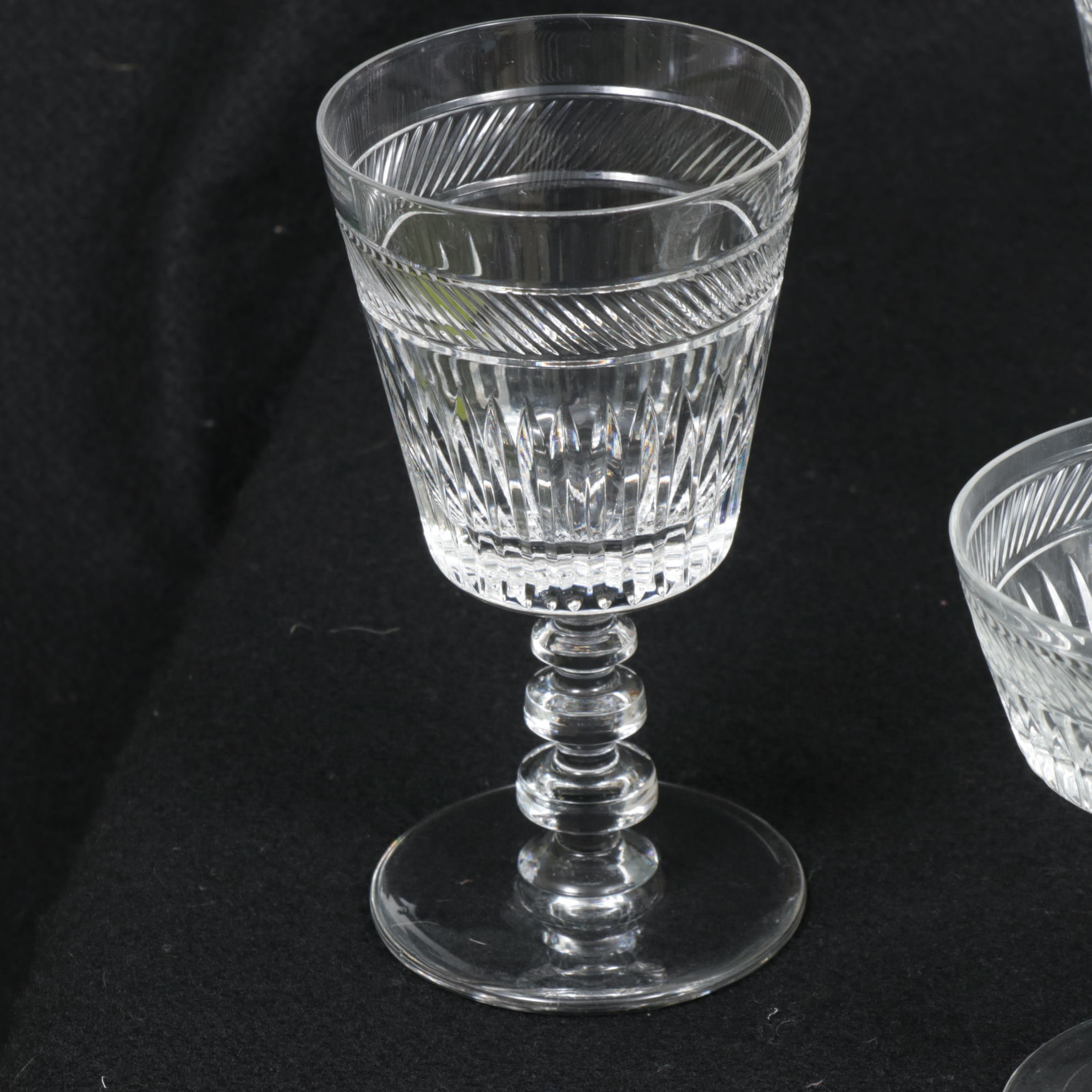 Cut Crystal Stemware, 1950s