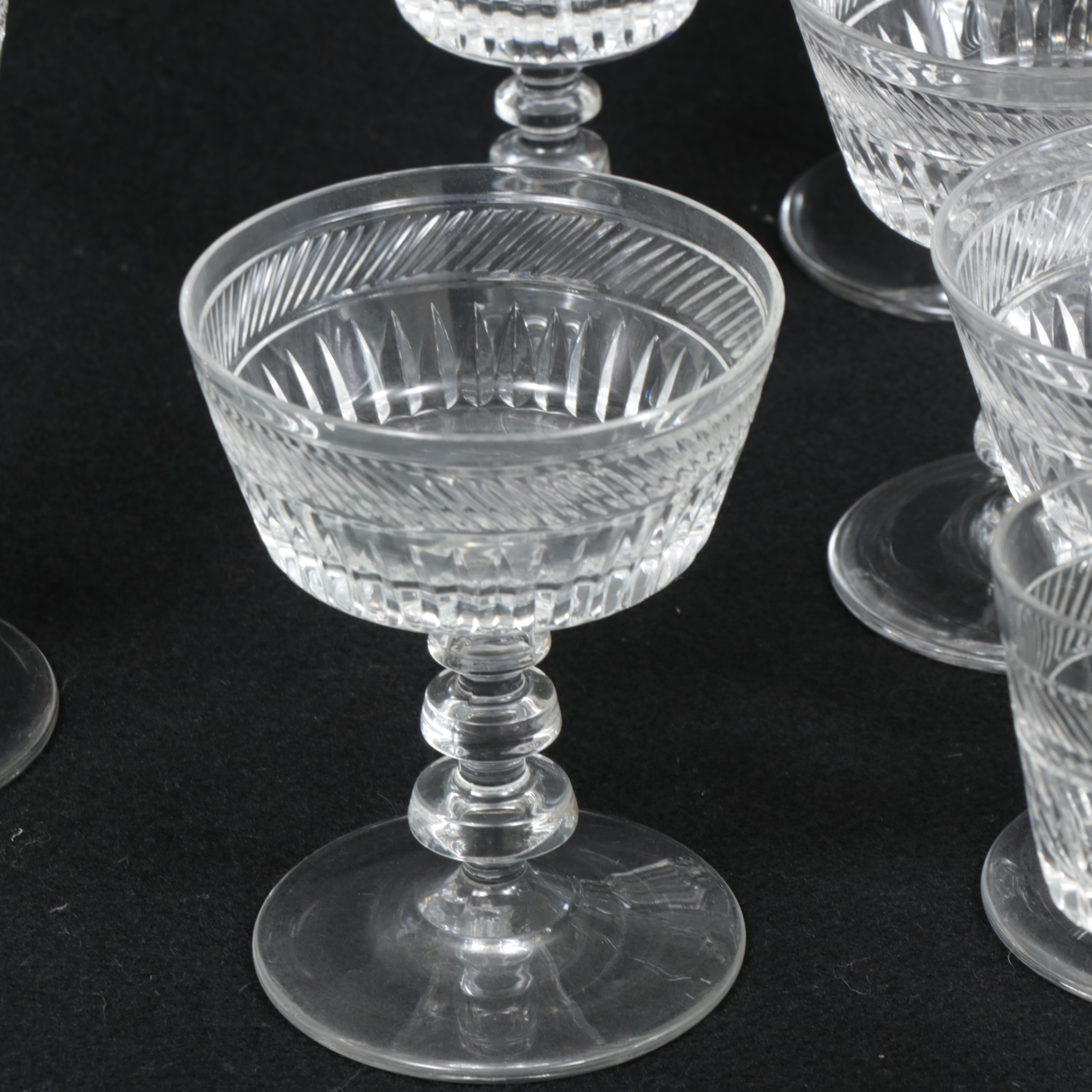 Cut Crystal Stemware, 1950s
