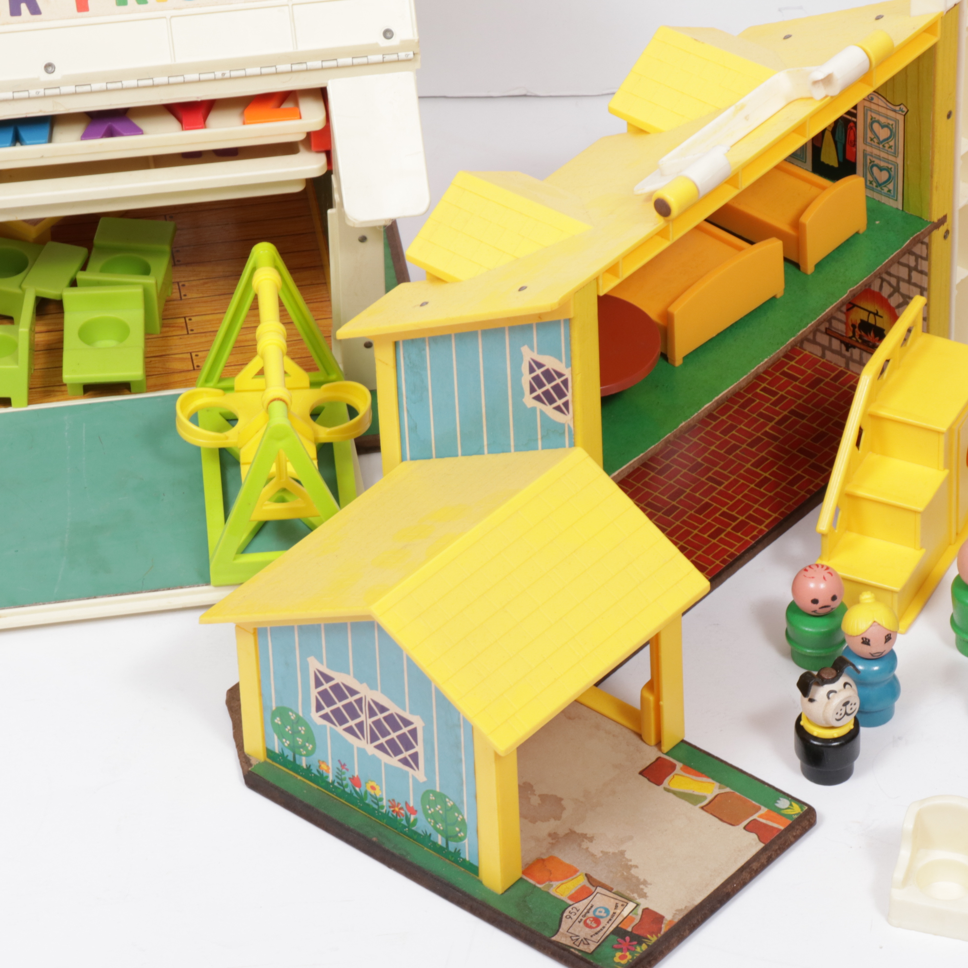 Fisher Price "Play Family School" and "Play Family House"