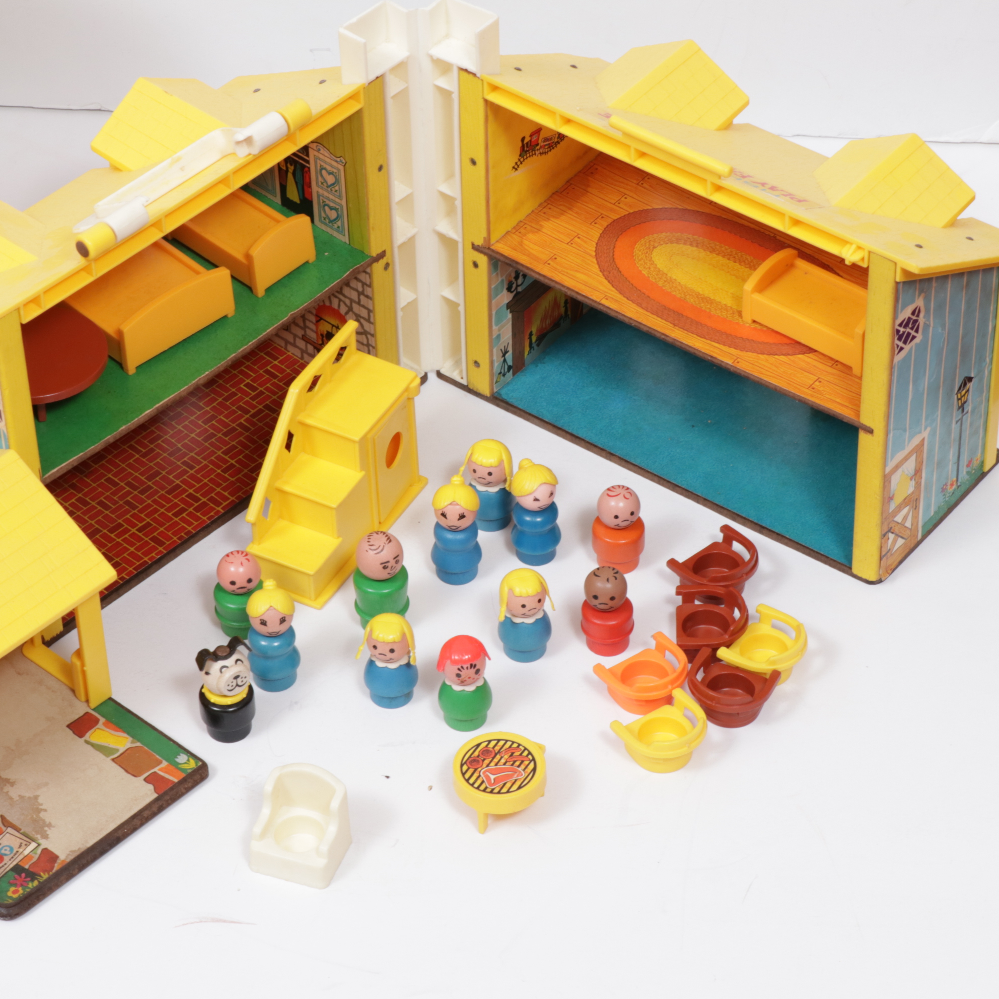 Fisher Price "Play Family School" and "Play Family House"
