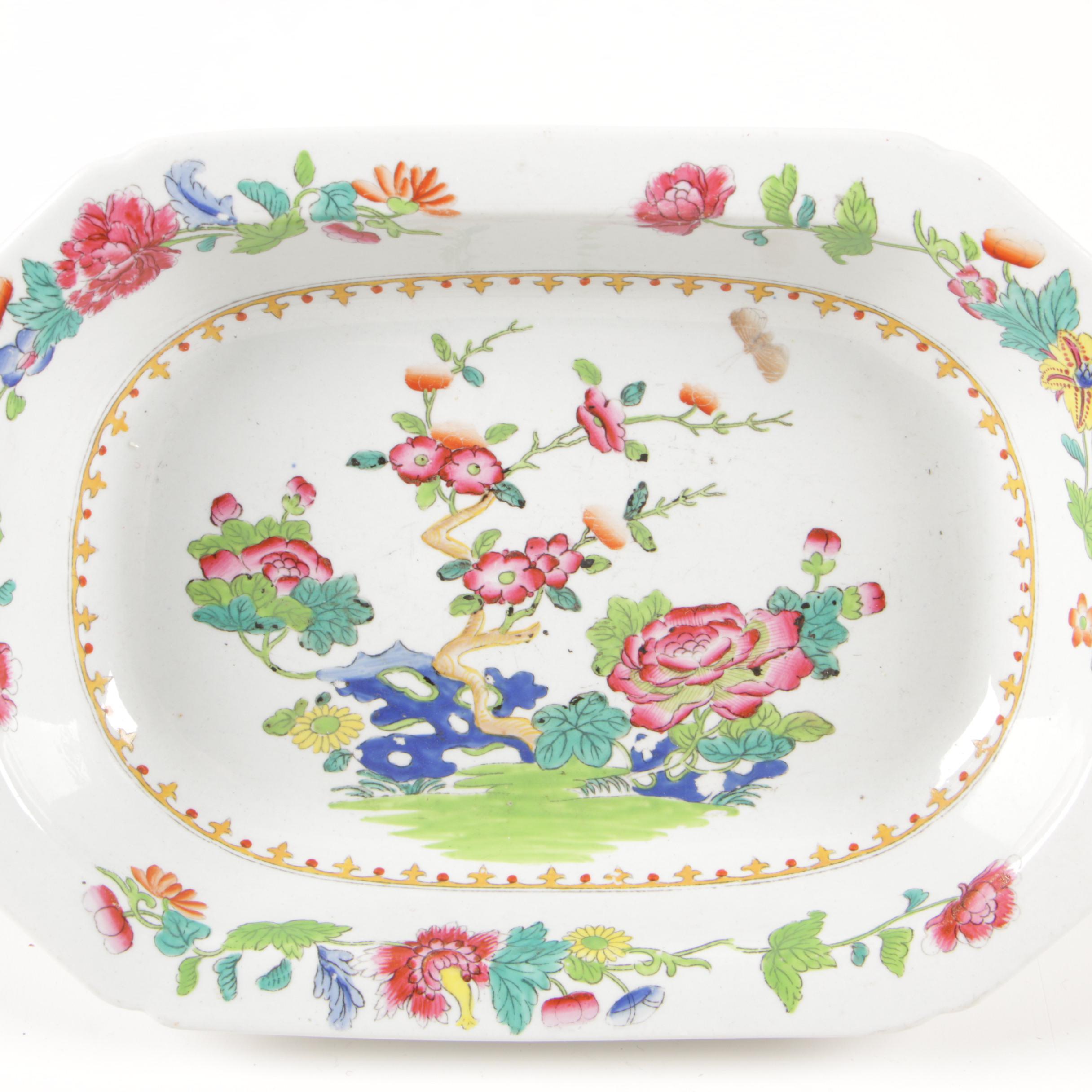 Spode Stone China "Chinoiserie" Open Vegetable Dishes, 1813-21