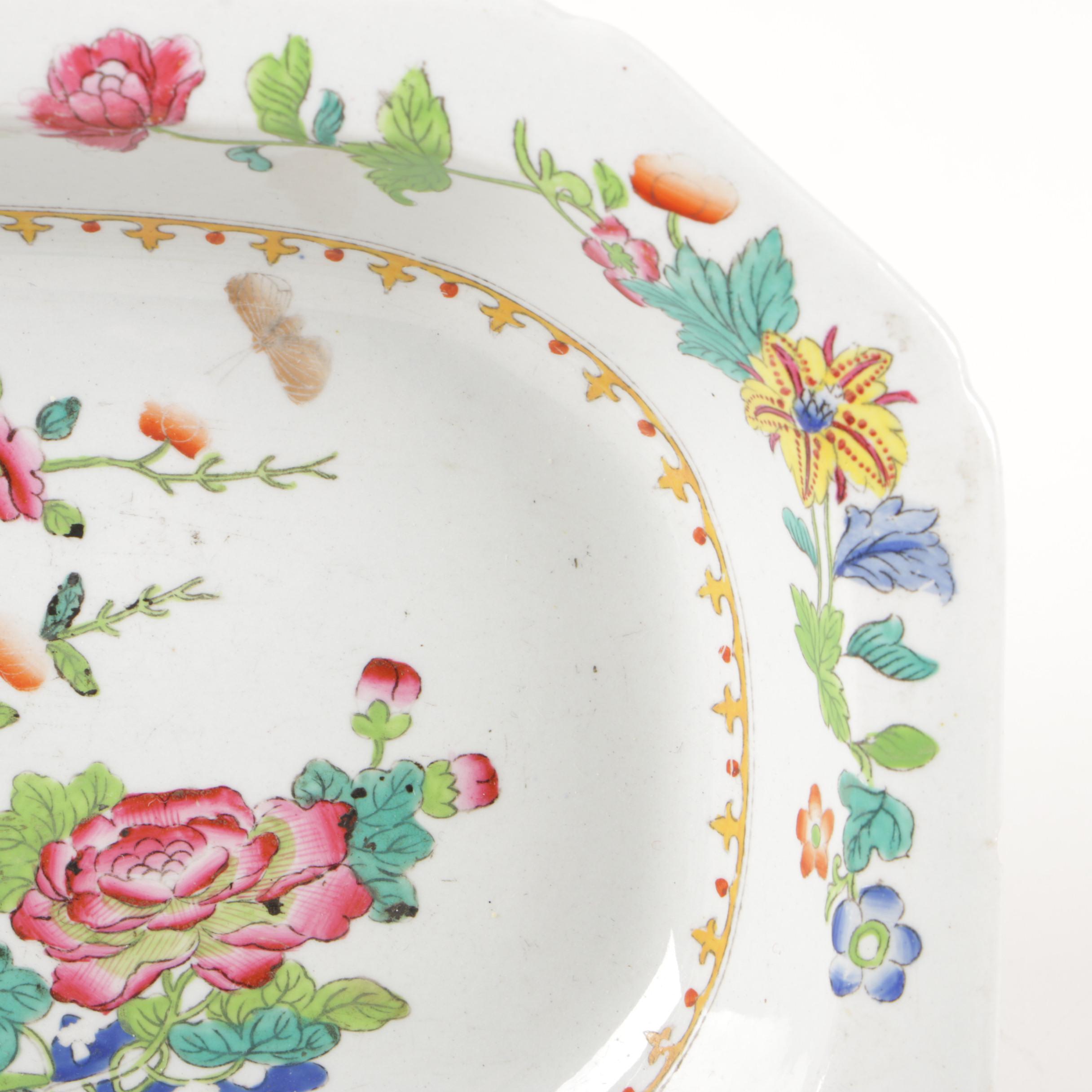 Spode Stone China "Chinoiserie" Open Vegetable Dishes, 1813-21