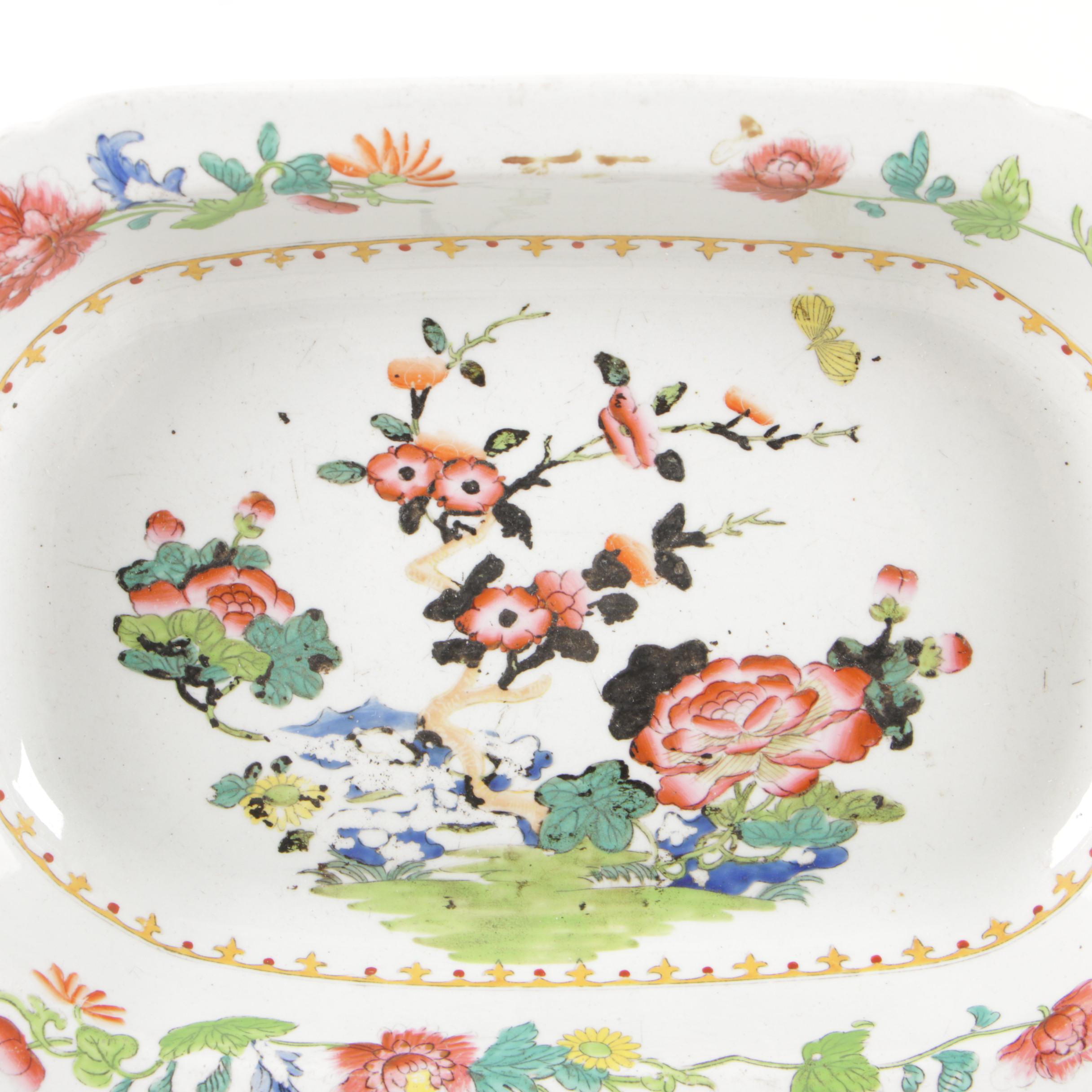 Spode Stone China "Chinoiserie" Open Vegetable Dishes, 1813-21