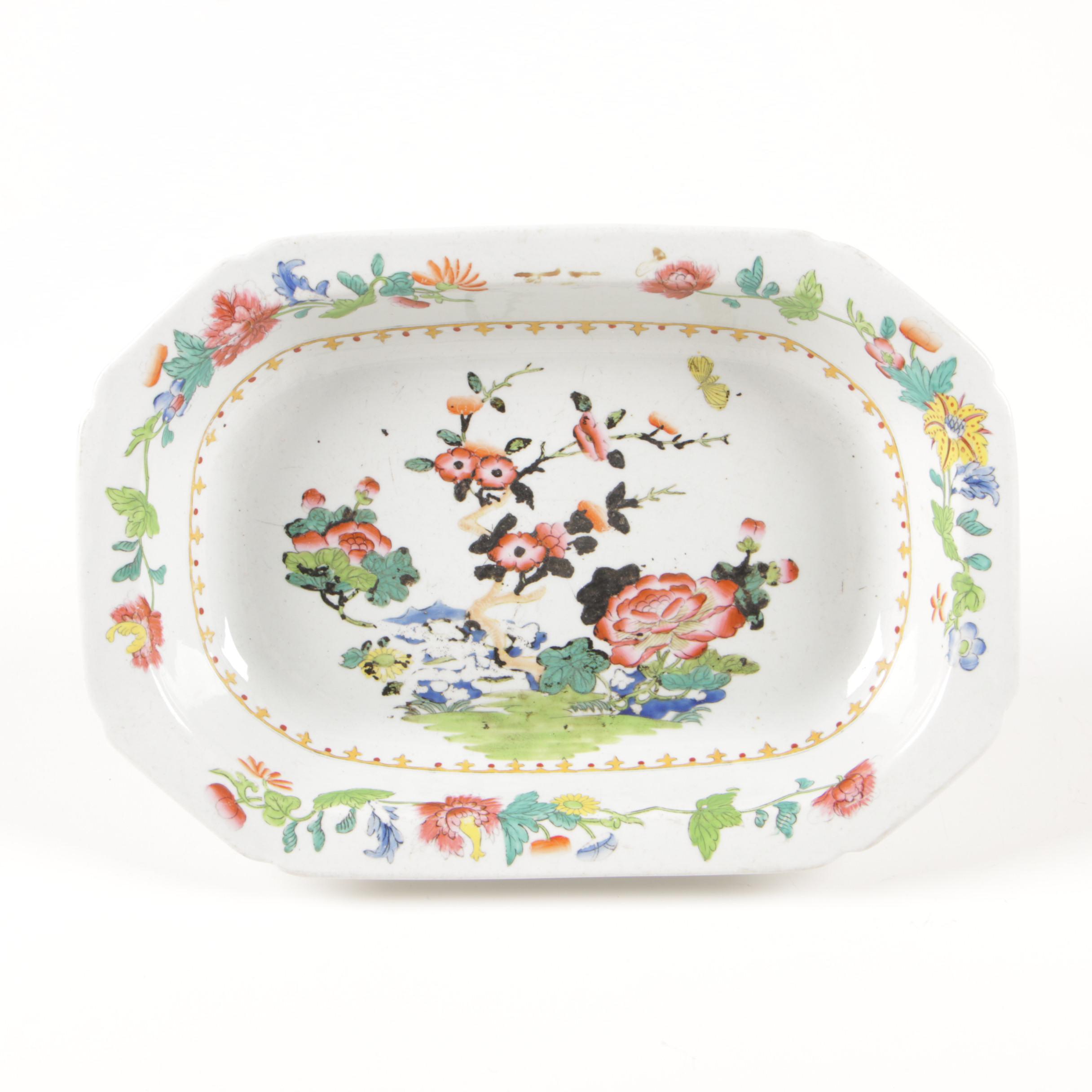 Spode Stone China "Chinoiserie" Open Vegetable Dishes, 1813-21