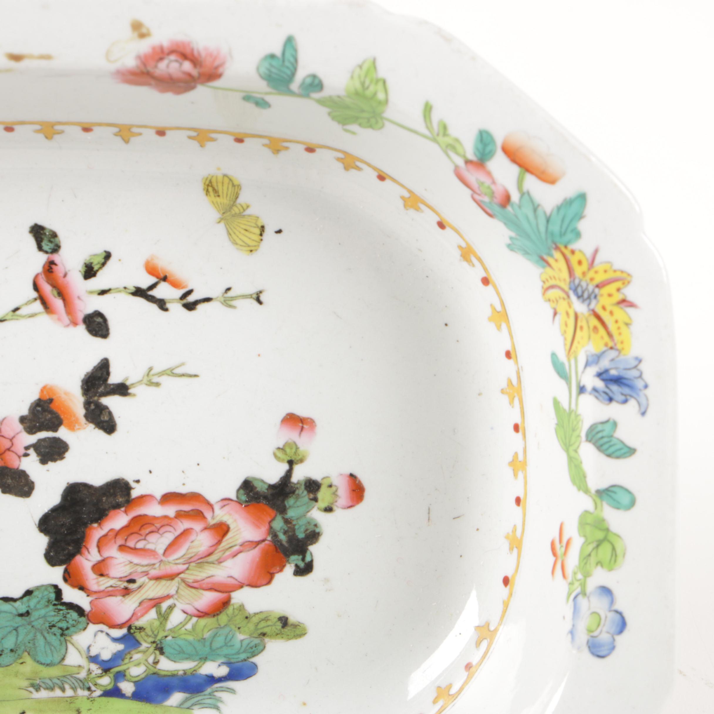 Spode Stone China "Chinoiserie" Open Vegetable Dishes, 1813-21