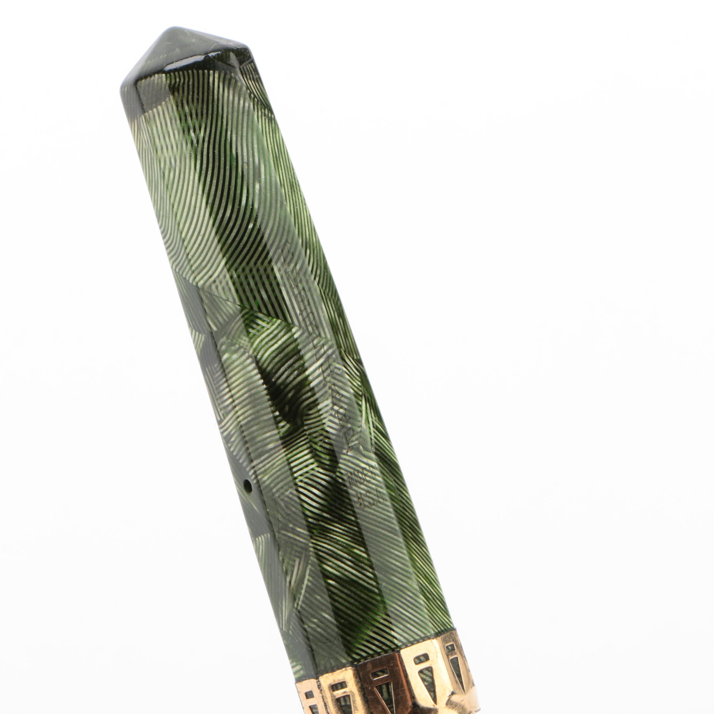 Fountain Pens Including Wahl "Doric II" and a Parker "Vacumatic"