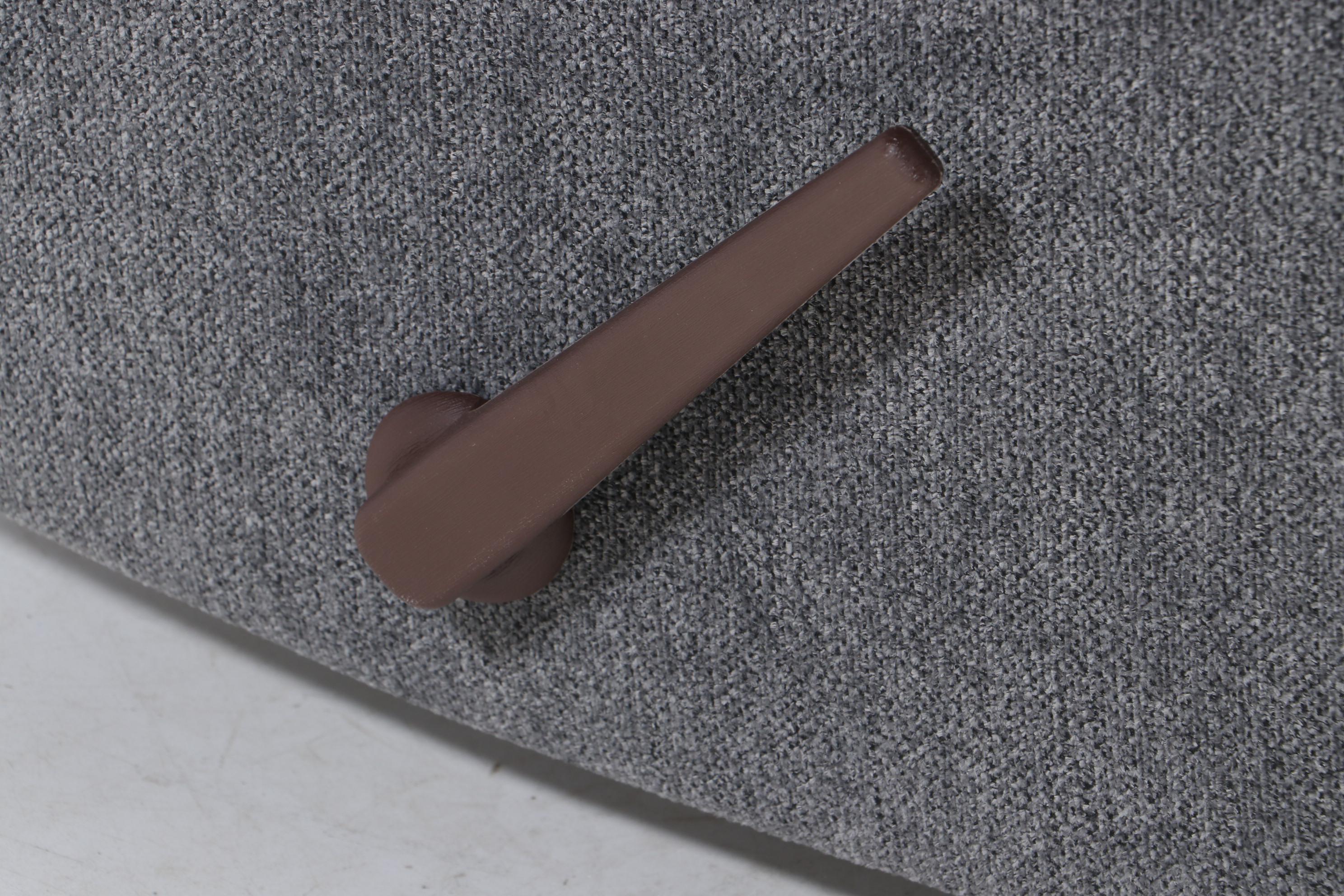 Broyhill "Tripoli" Chenille-Upholstered Rocker Recliner Chair