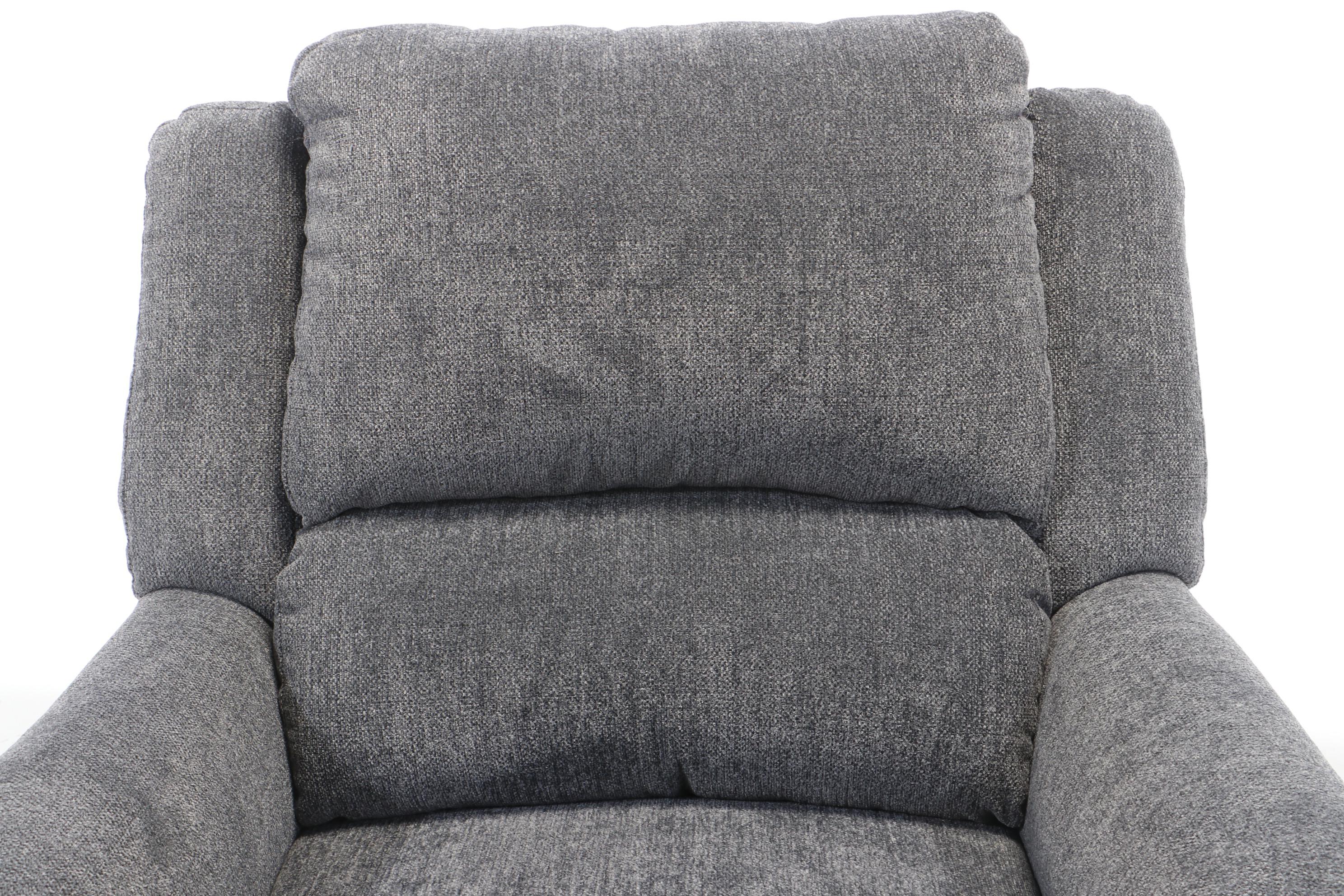 Broyhill "Tripoli" Chenille-Upholstered Rocker Recliner Chair