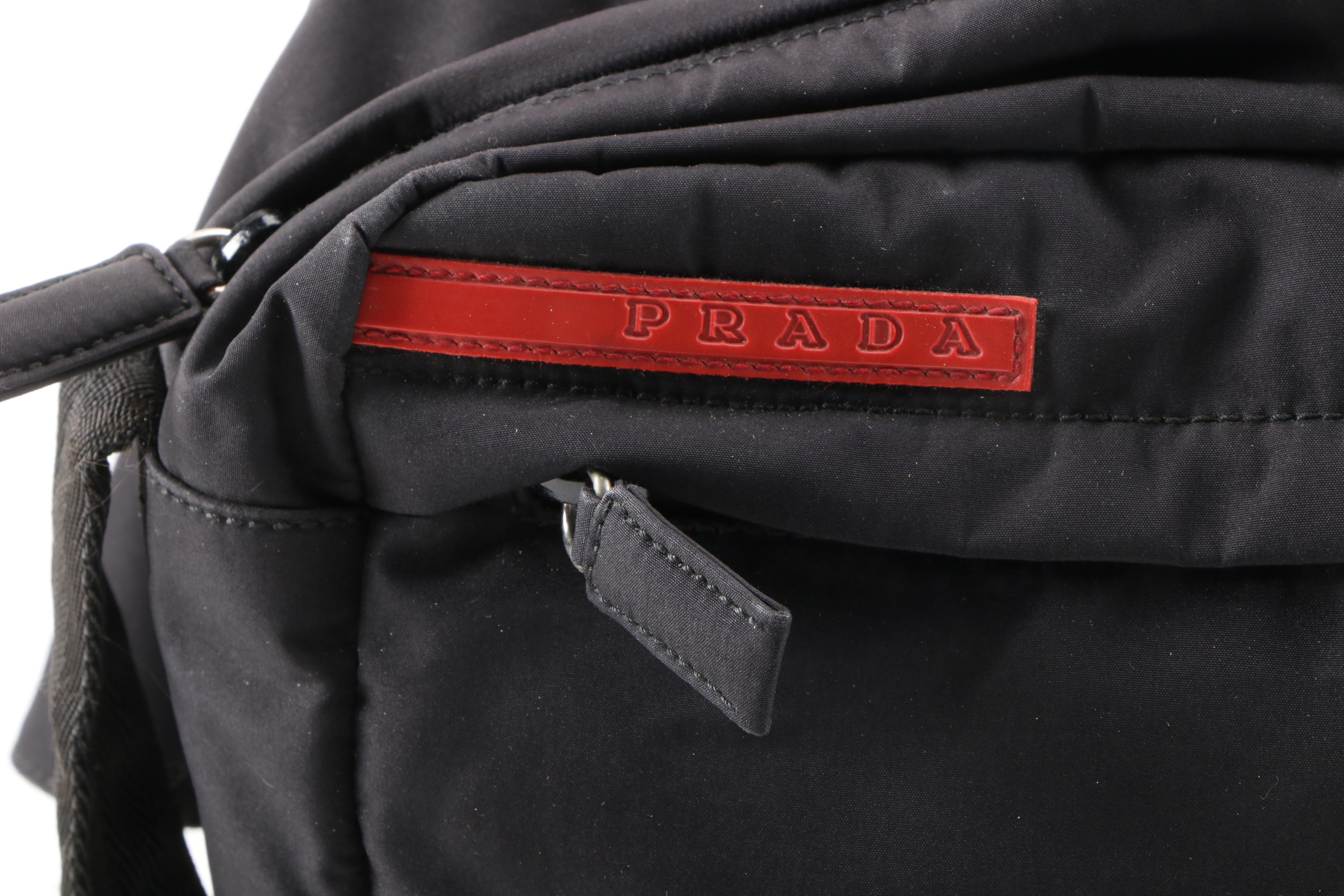 Prada Belt Bag in Black Tessuto Nylon