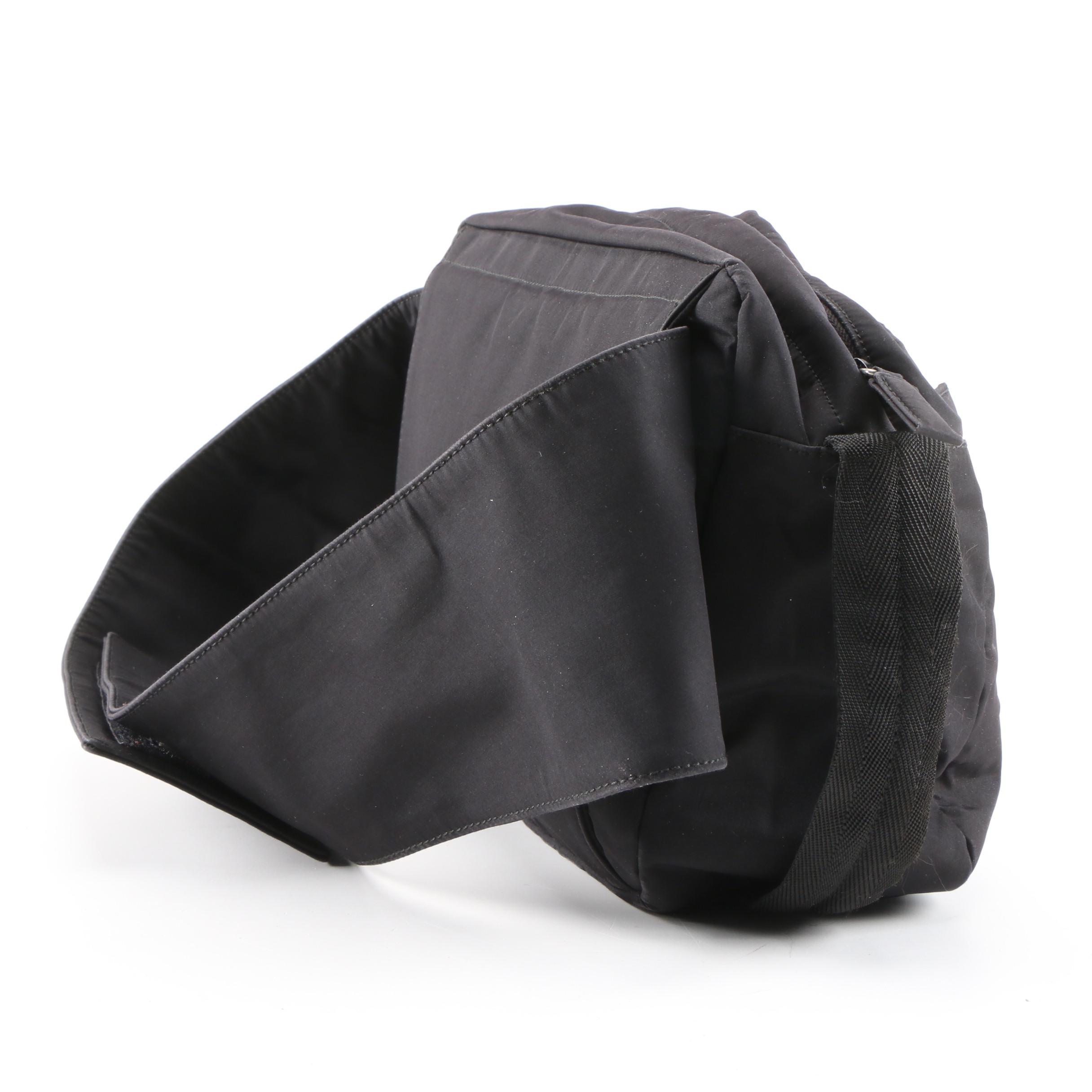 Prada Belt Bag in Black Tessuto Nylon