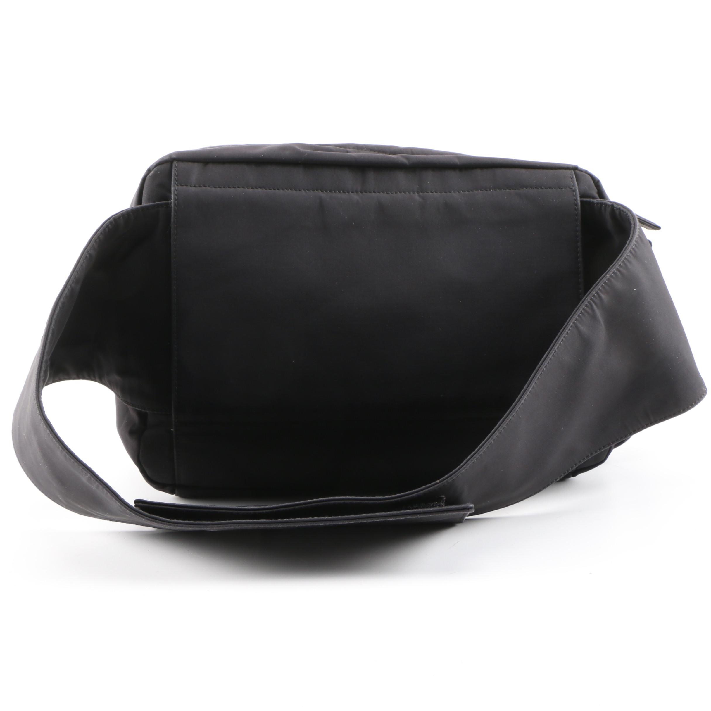 Prada Belt Bag in Black Tessuto Nylon