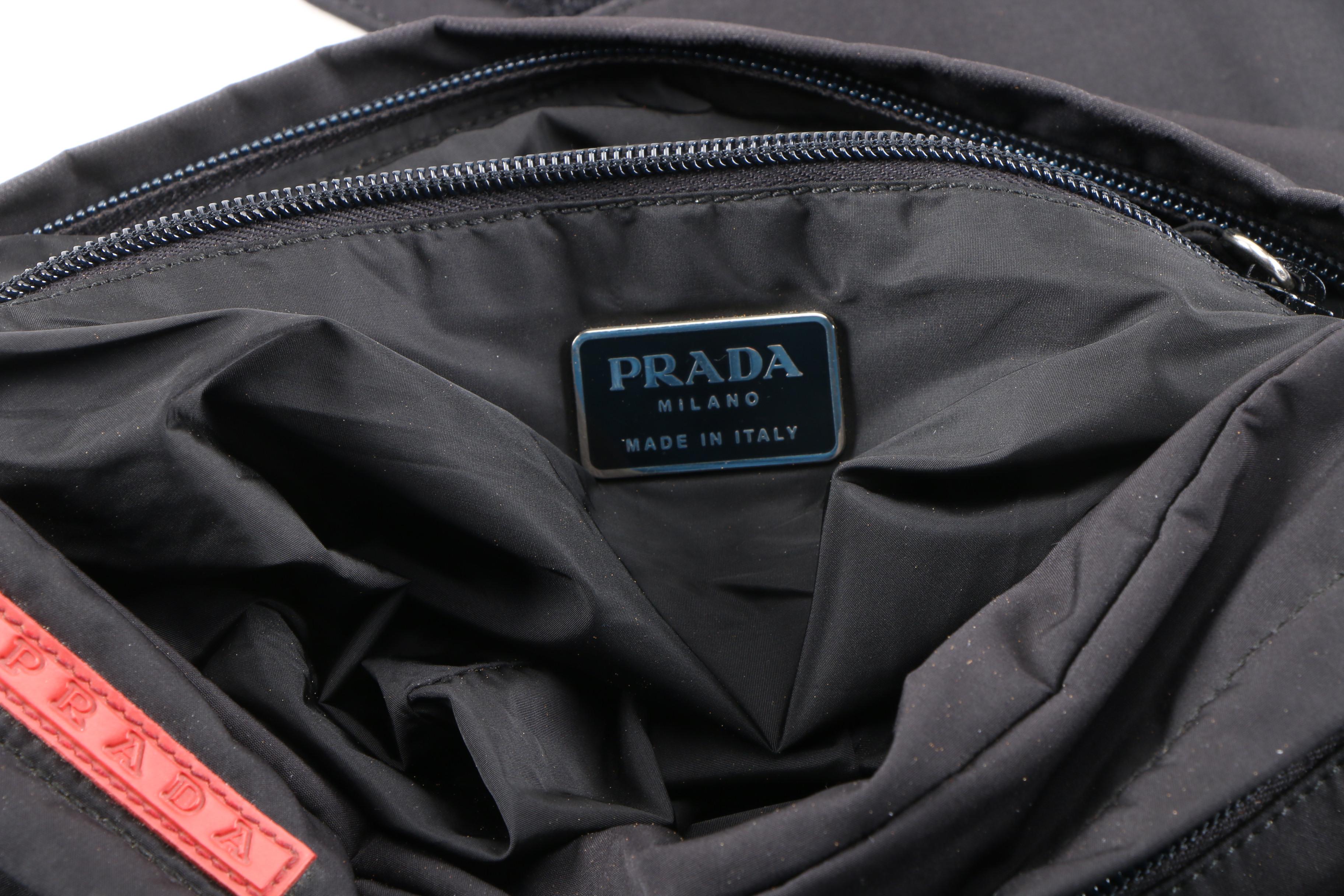 Prada Belt Bag in Black Tessuto Nylon
