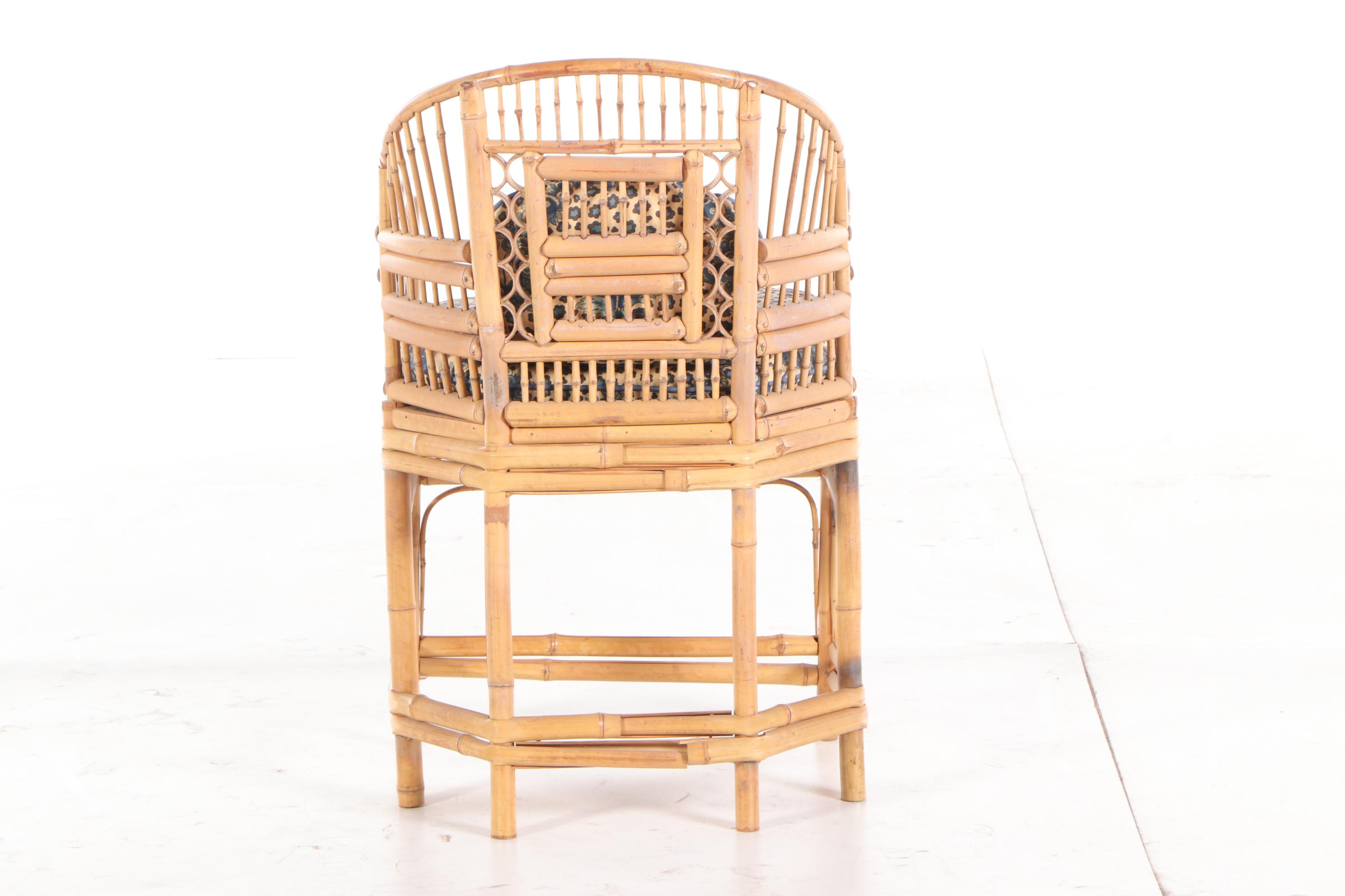 Charlotte Horstmann Limited Bamboo Arm Chairs, Pair