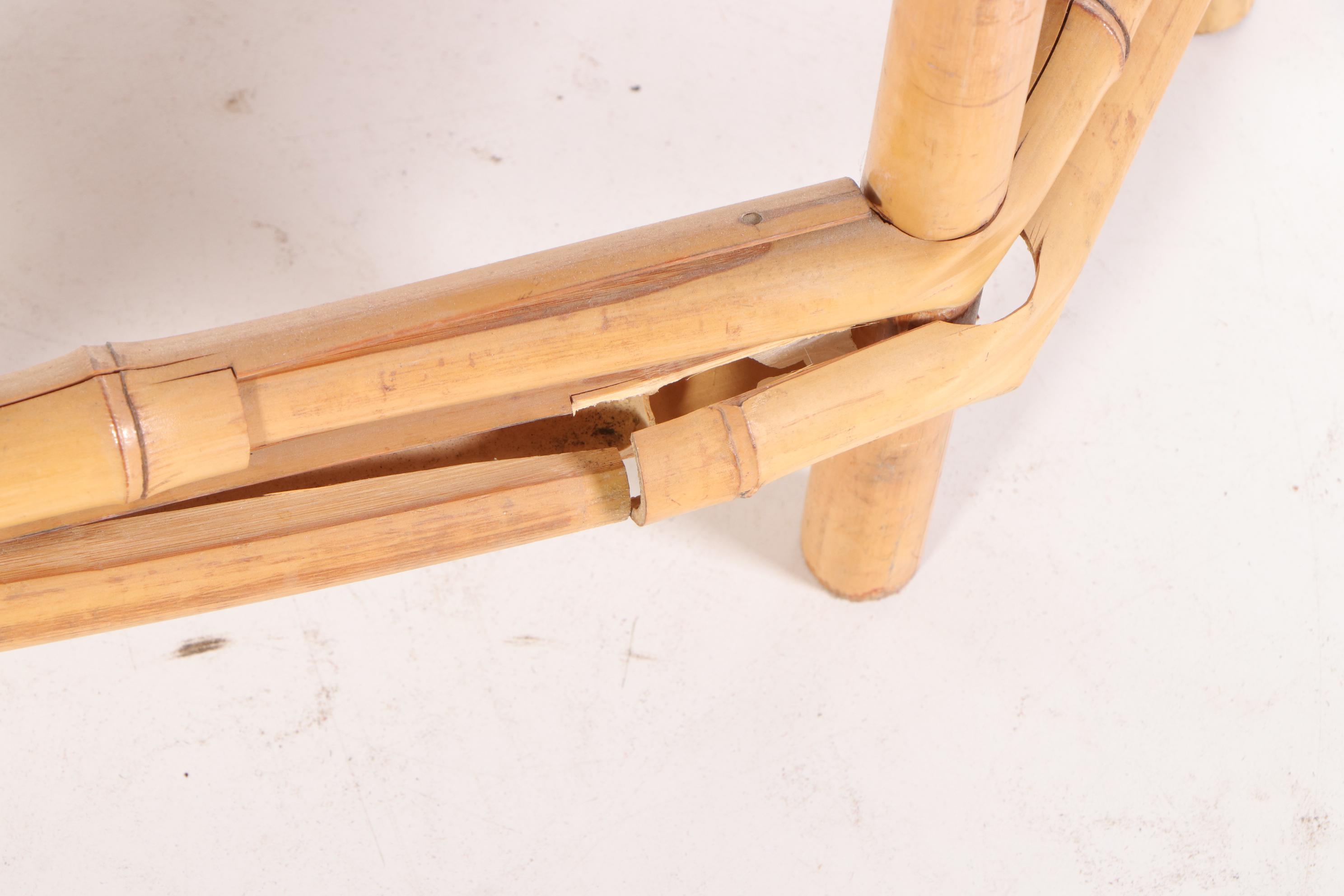 Charlotte Horstmann Limited Bamboo Arm Chairs, Pair