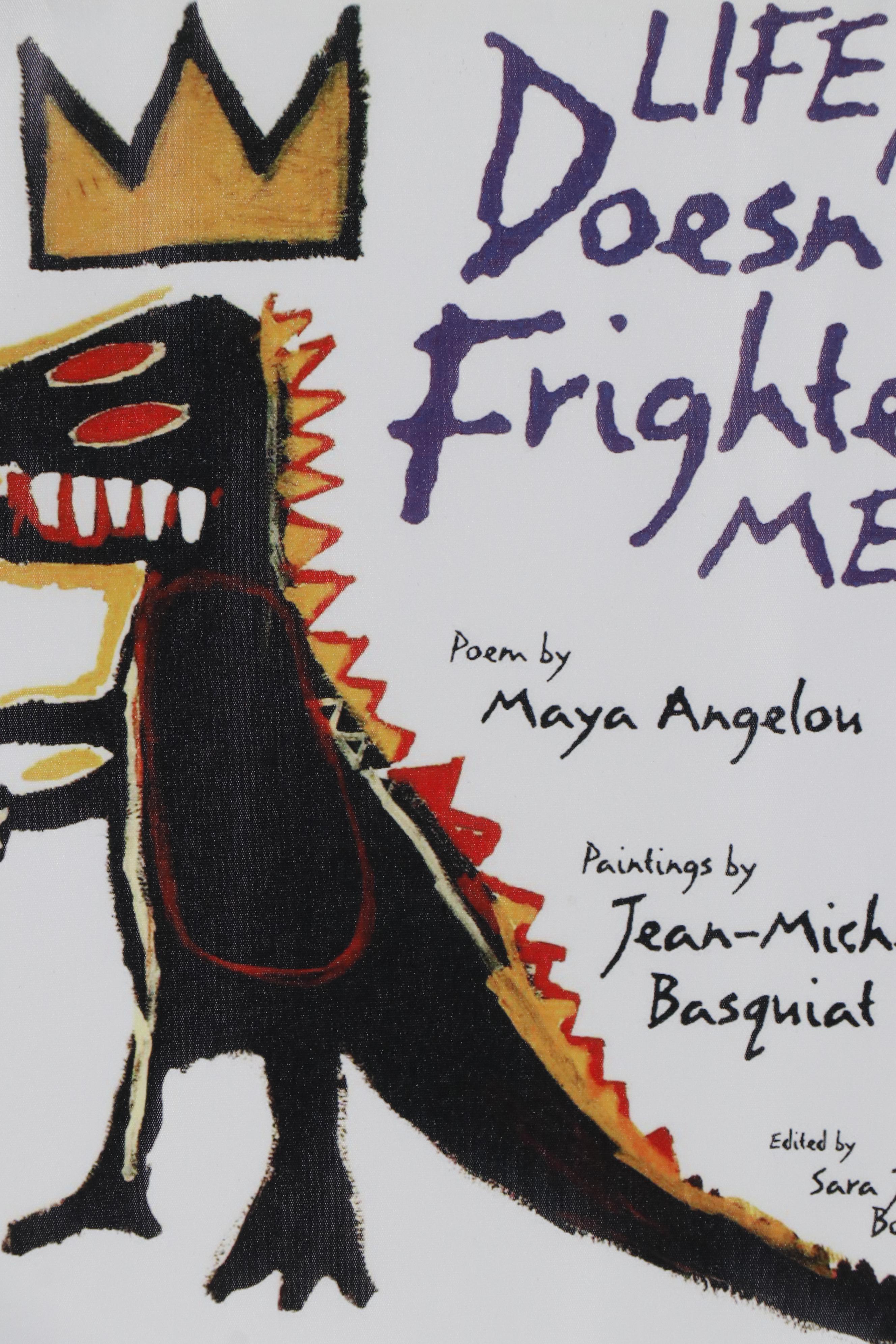 Giclée after Jean-Michel Basquiat Book Cover for "Life Doesn't Frighten Me"