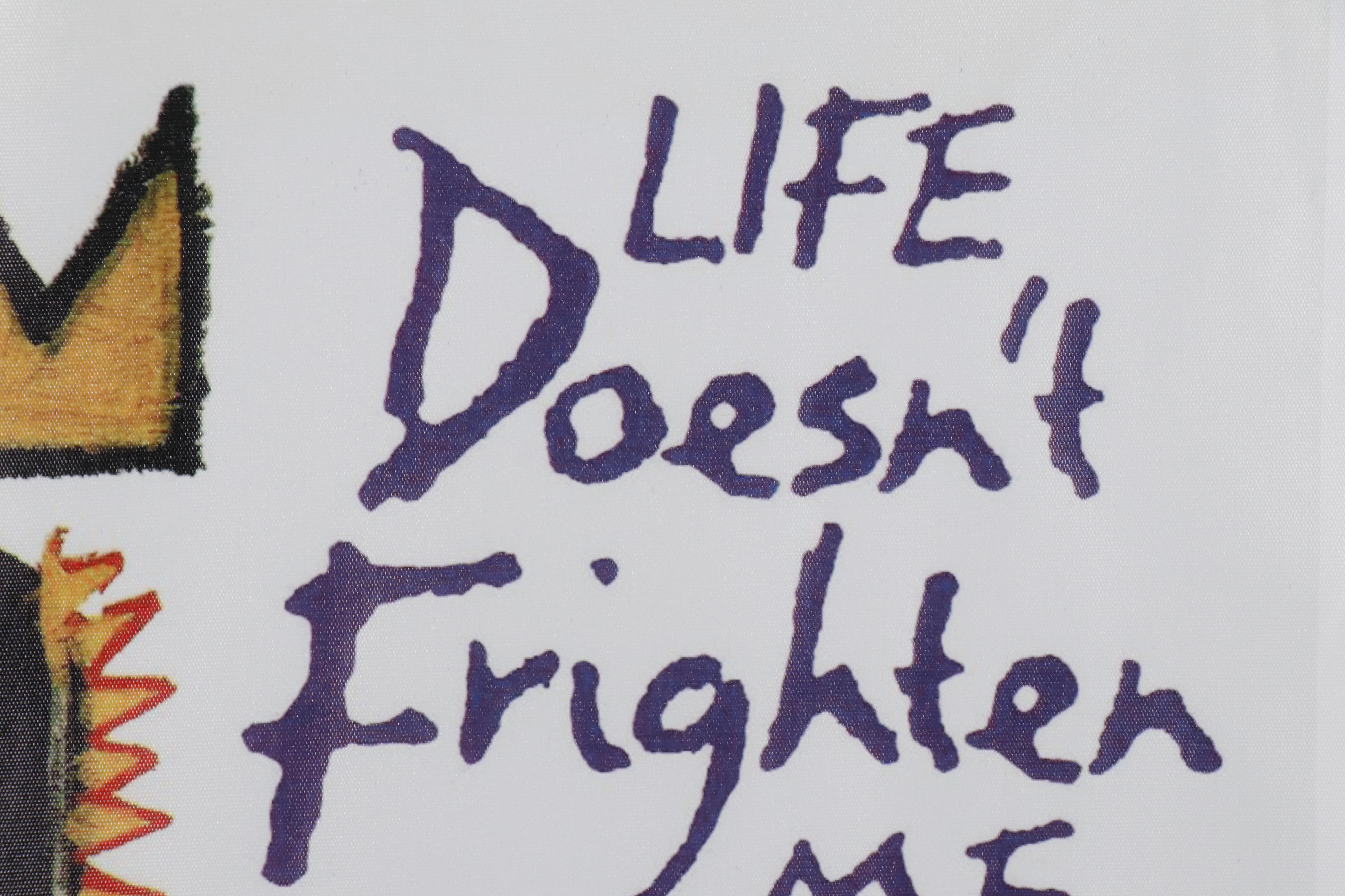 Giclée after Jean-Michel Basquiat Book Cover for "Life Doesn't Frighten Me"