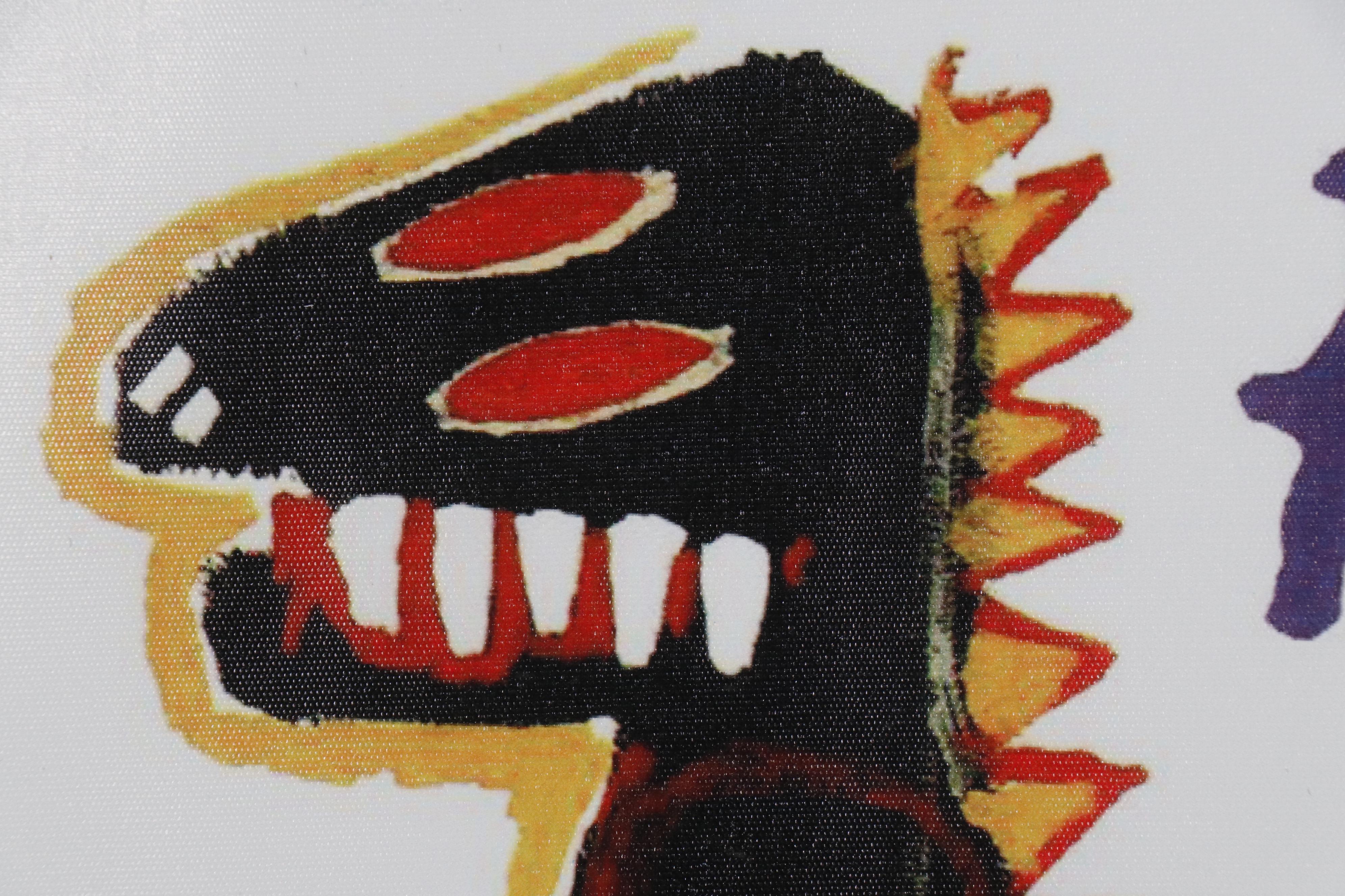 Giclée after Jean-Michel Basquiat Book Cover for "Life Doesn't Frighten Me"