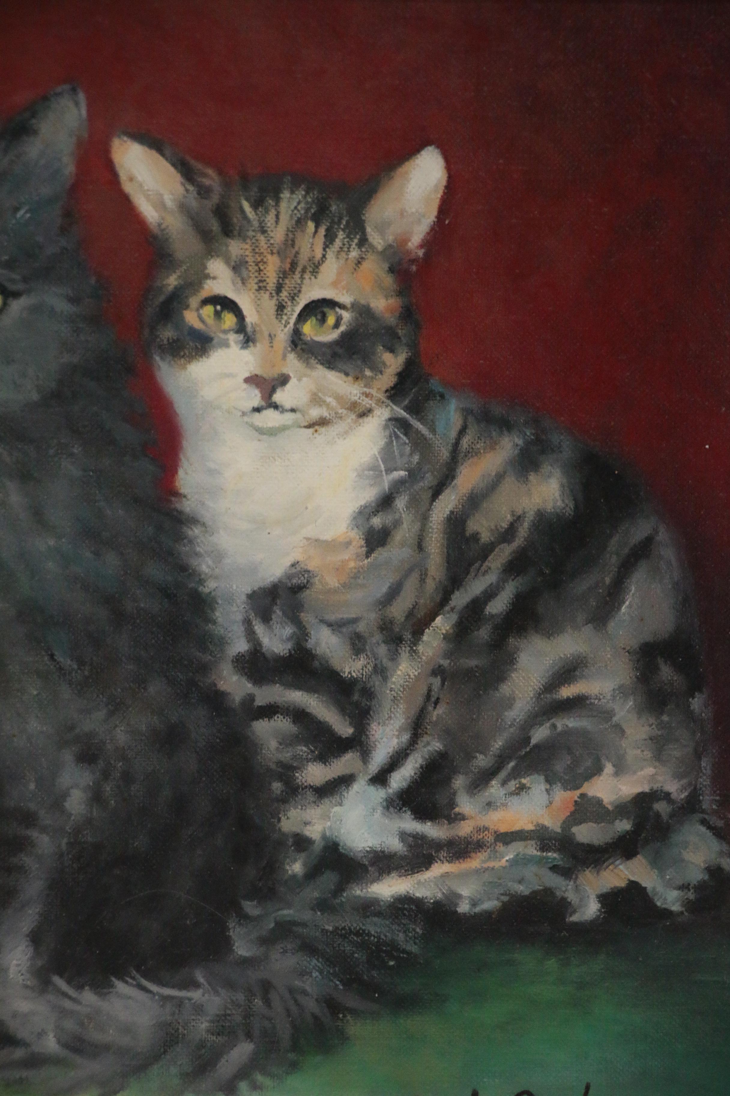Margi Cochran Oil Painting of Cats