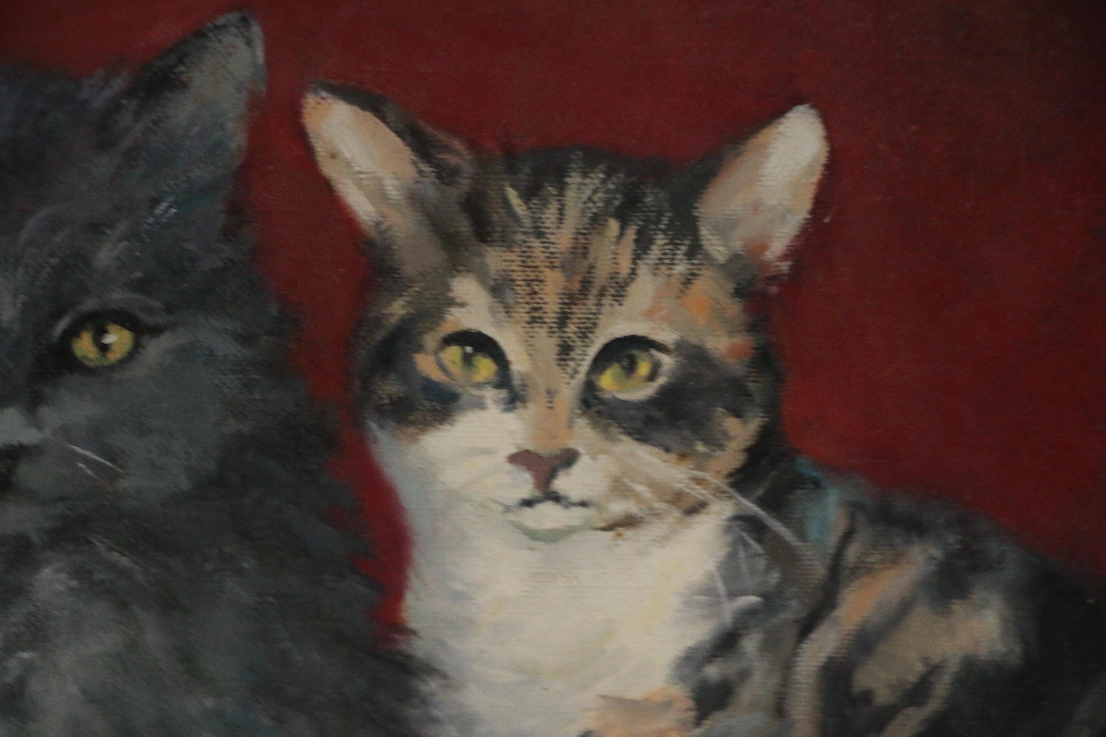 Margi Cochran Oil Painting of Cats