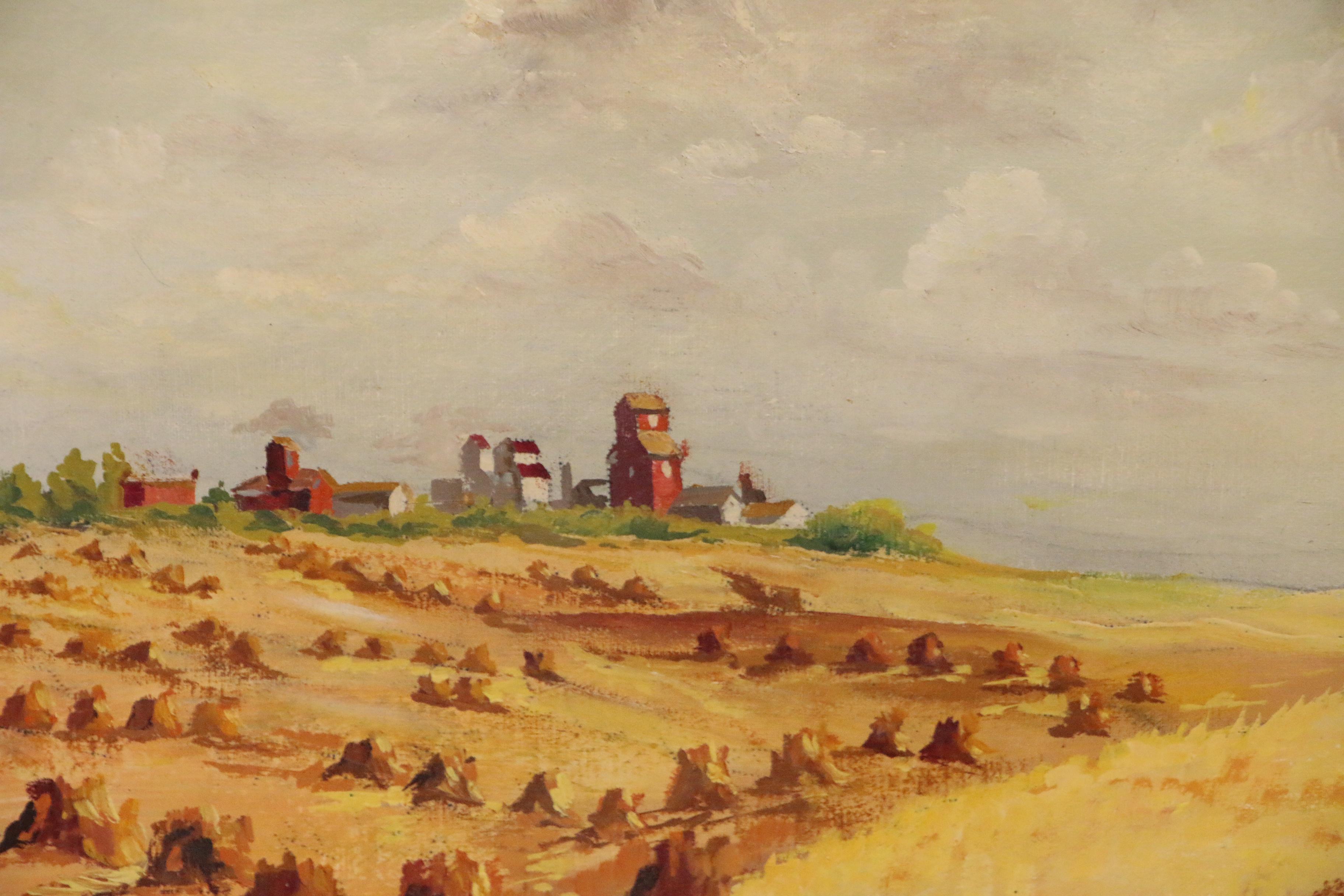 Frank Kaszas Landscape Oil Painting, 1964