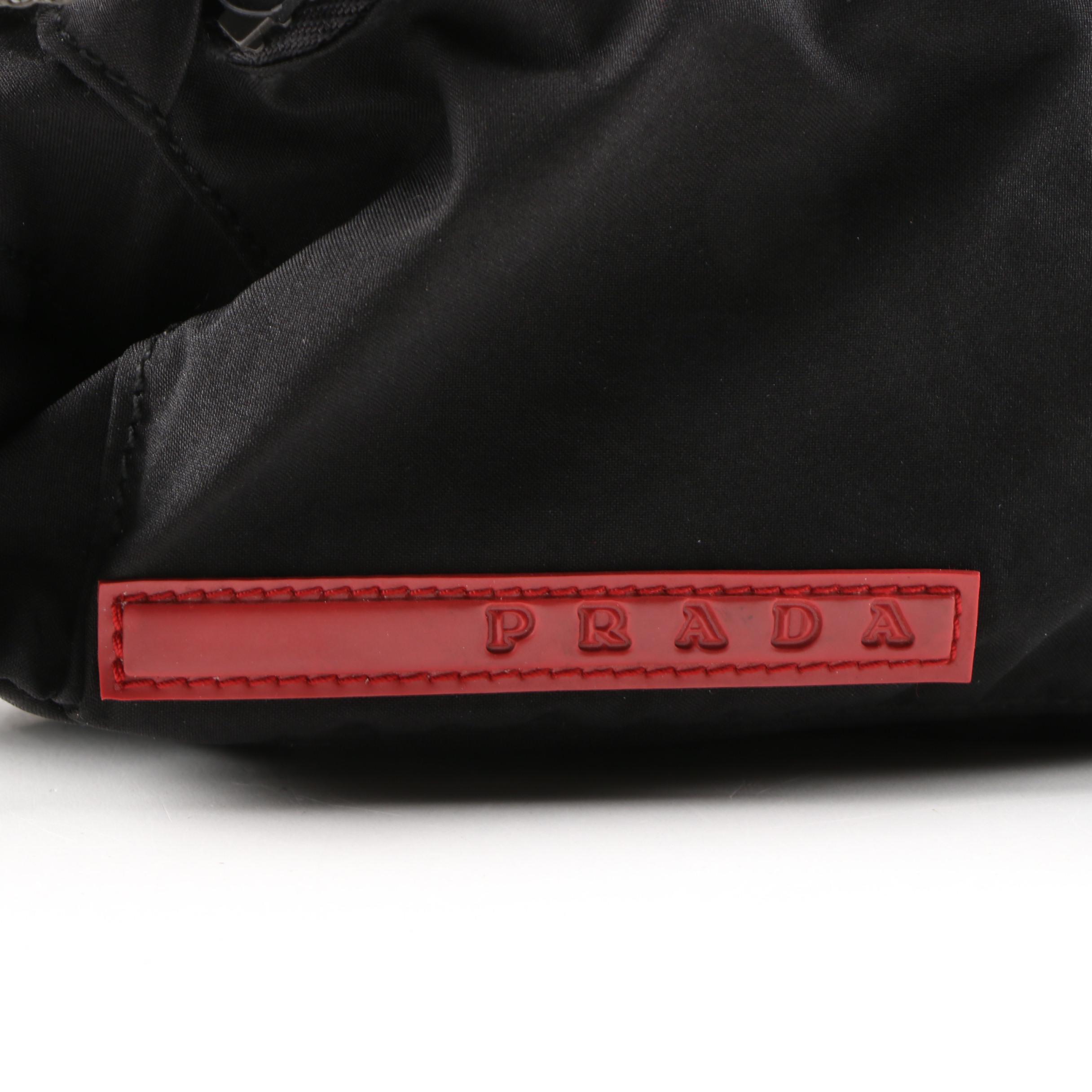 Prada Sport Belt Bag in Black Tessuto Nylon