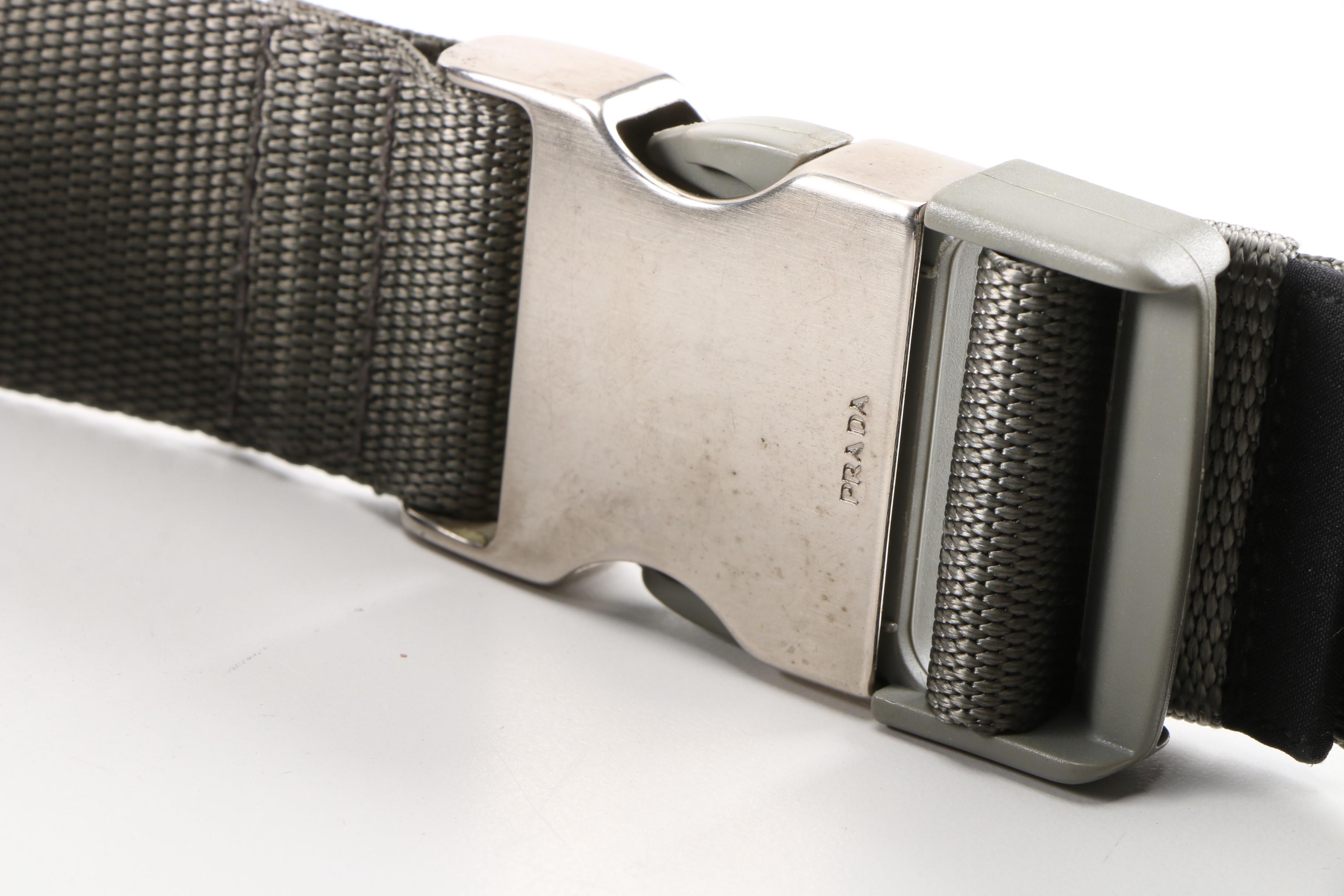 Prada Sport Belt Bag in Black Tessuto Nylon