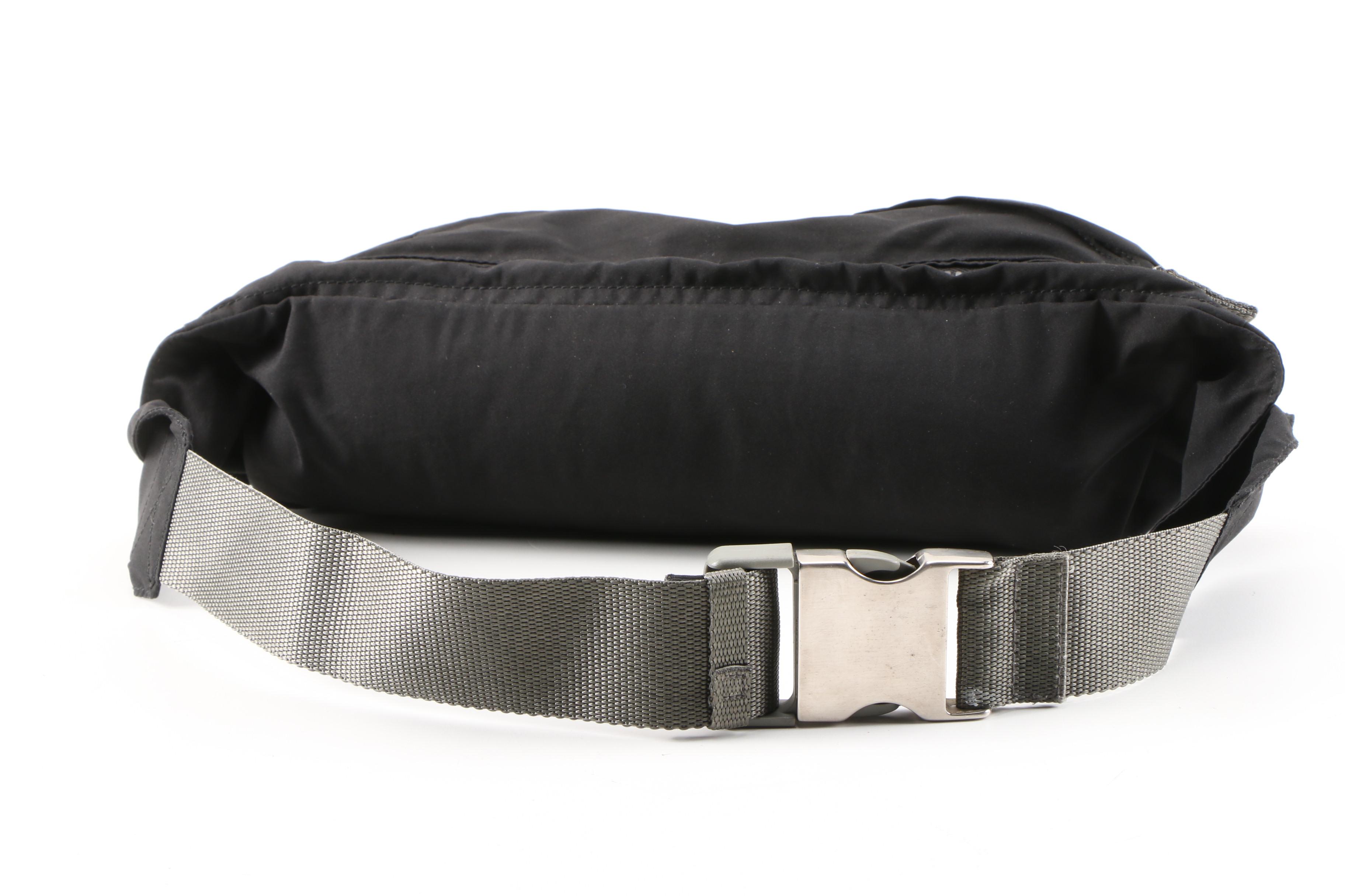 Prada Sport Belt Bag in Black Tessuto Nylon