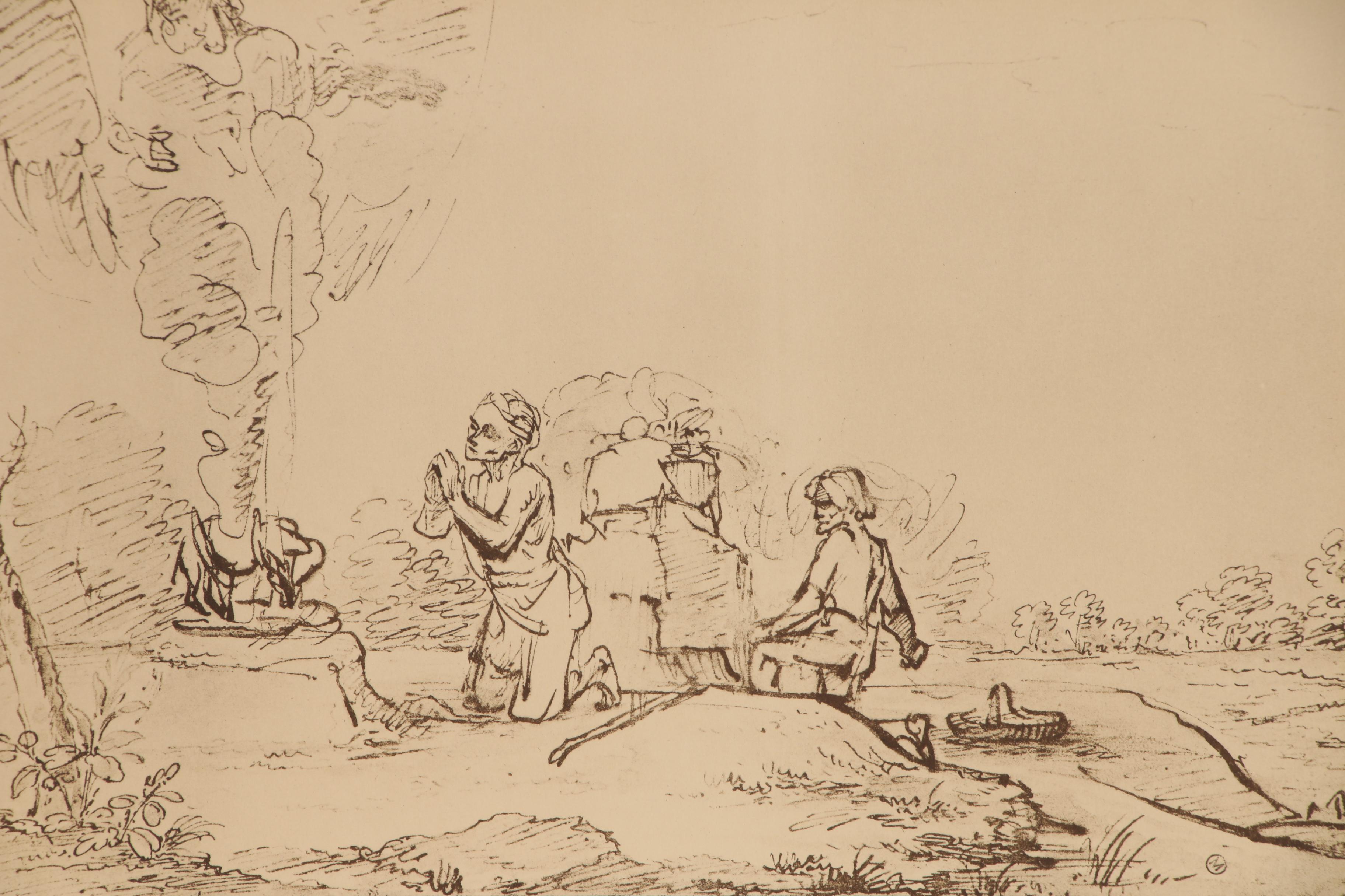 "Rembrandt Drawings for the Bible: Thirty-two Collotype Facsimiles", 1947