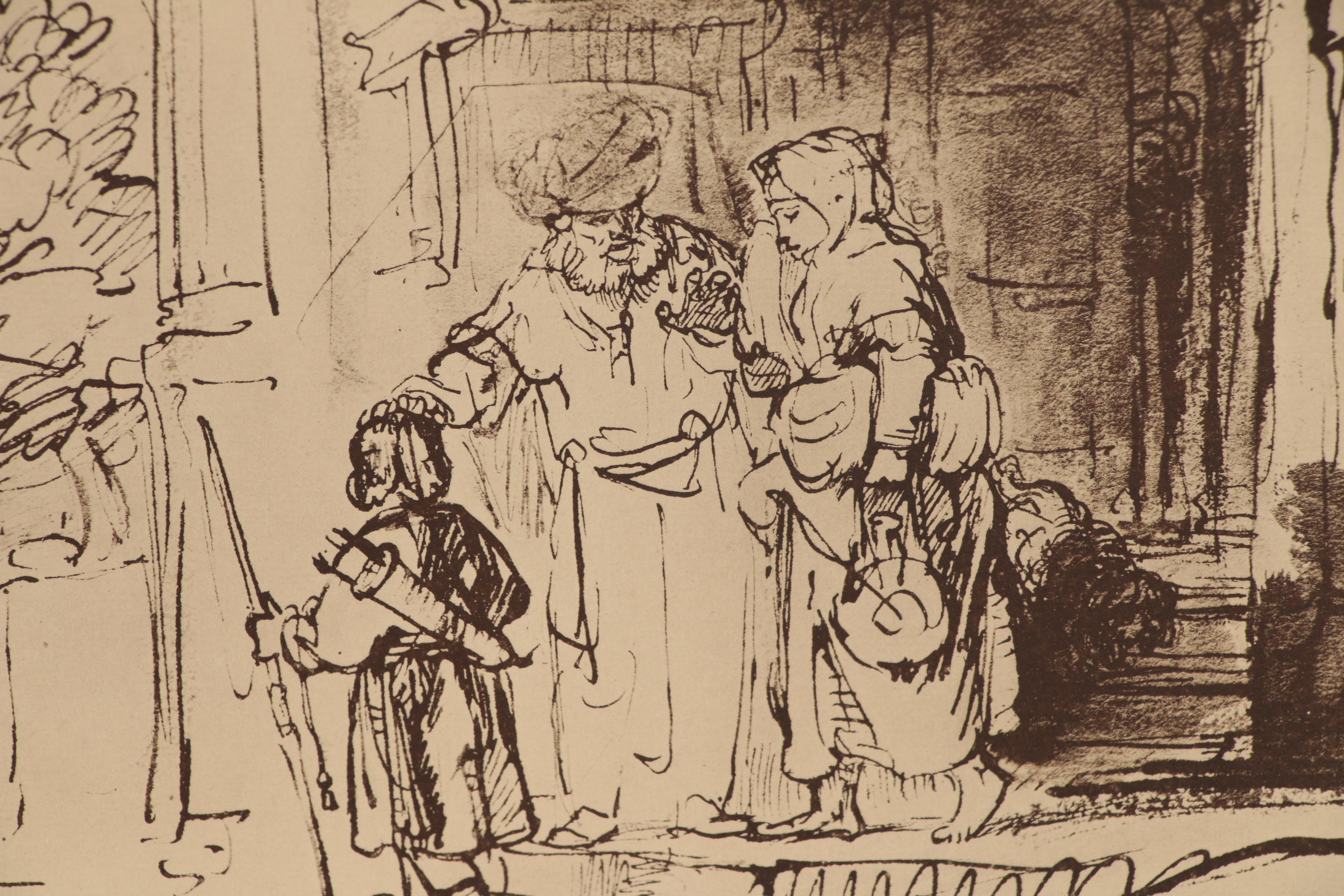 "Rembrandt Drawings for the Bible: Thirty-two Collotype Facsimiles", 1947