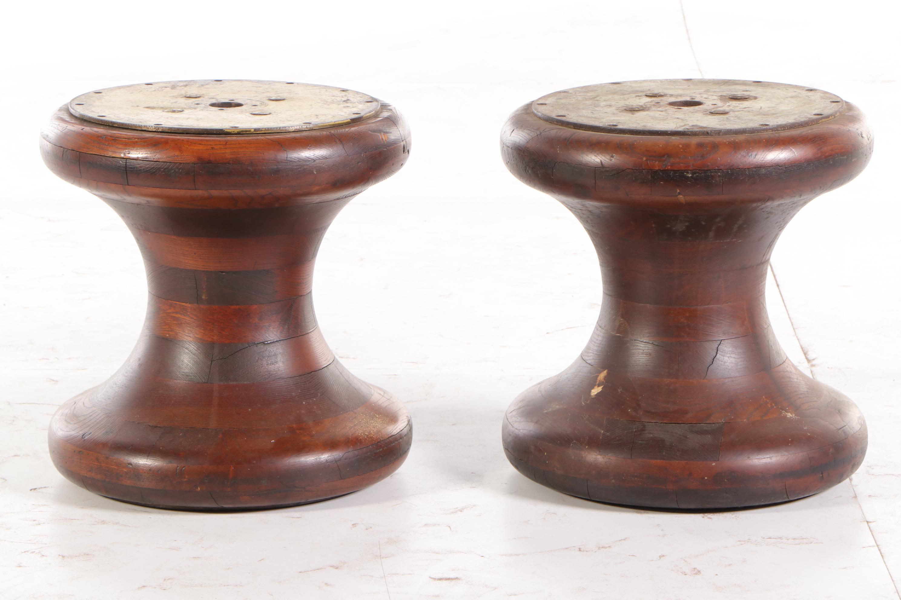 Large Ship Capstans Salvaged From Boston Harbor, Late 18th/ Early 19th Century