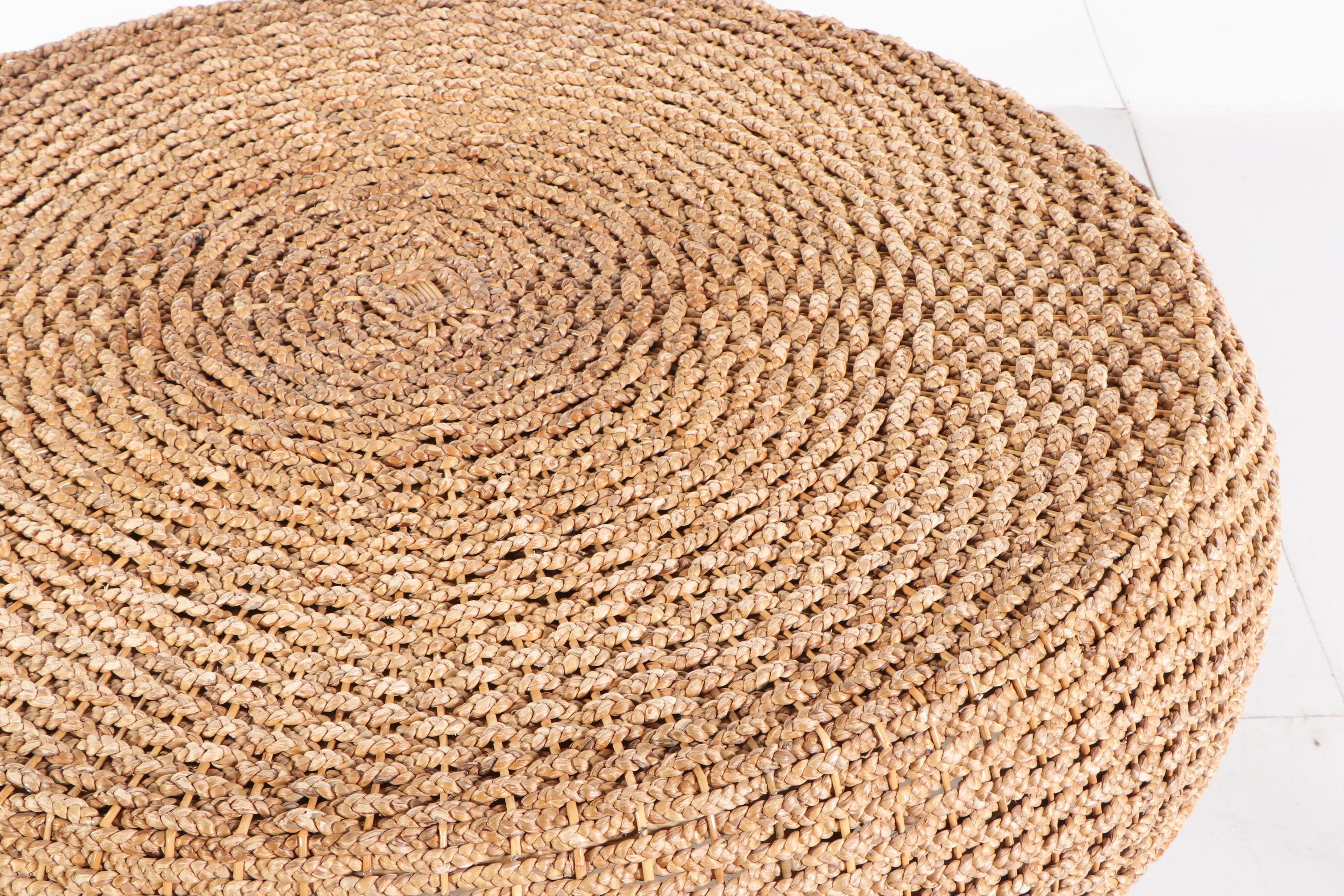 Z Gallerie Woven Seagrass Coffee Table