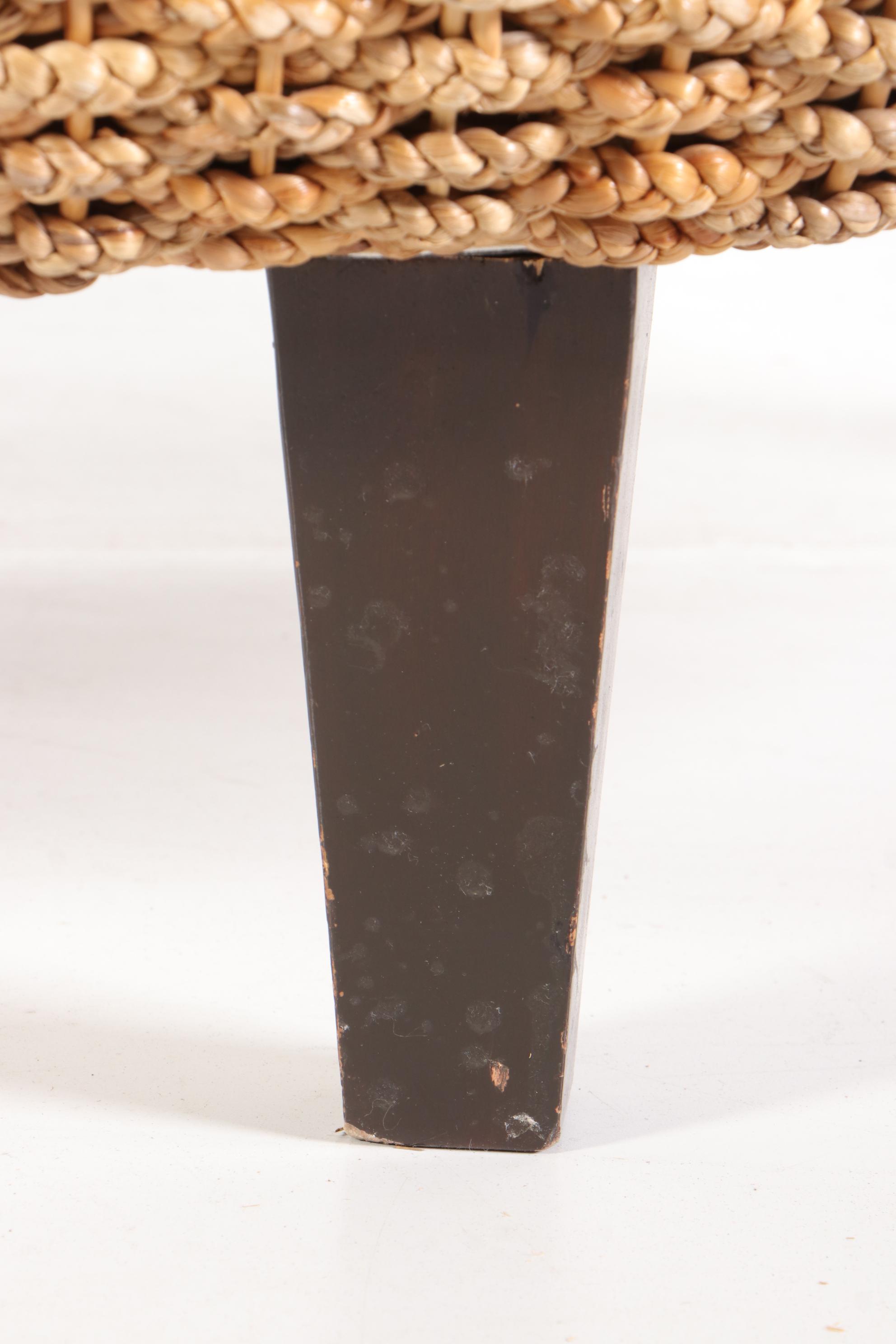 Z Gallerie Woven Seagrass Coffee Table