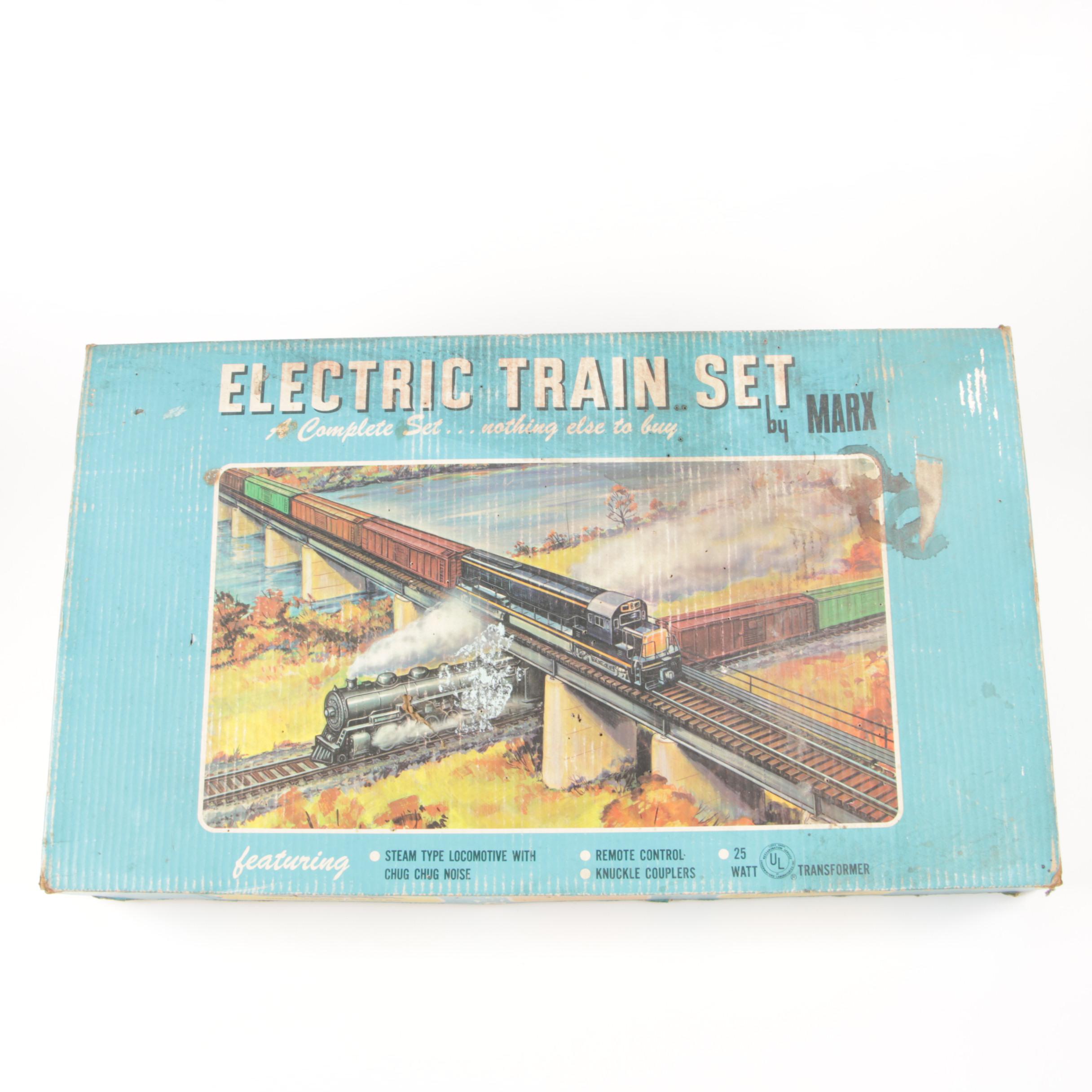 Marx New York Central Line O Scale Electric Train Set and Other Lionel Trains