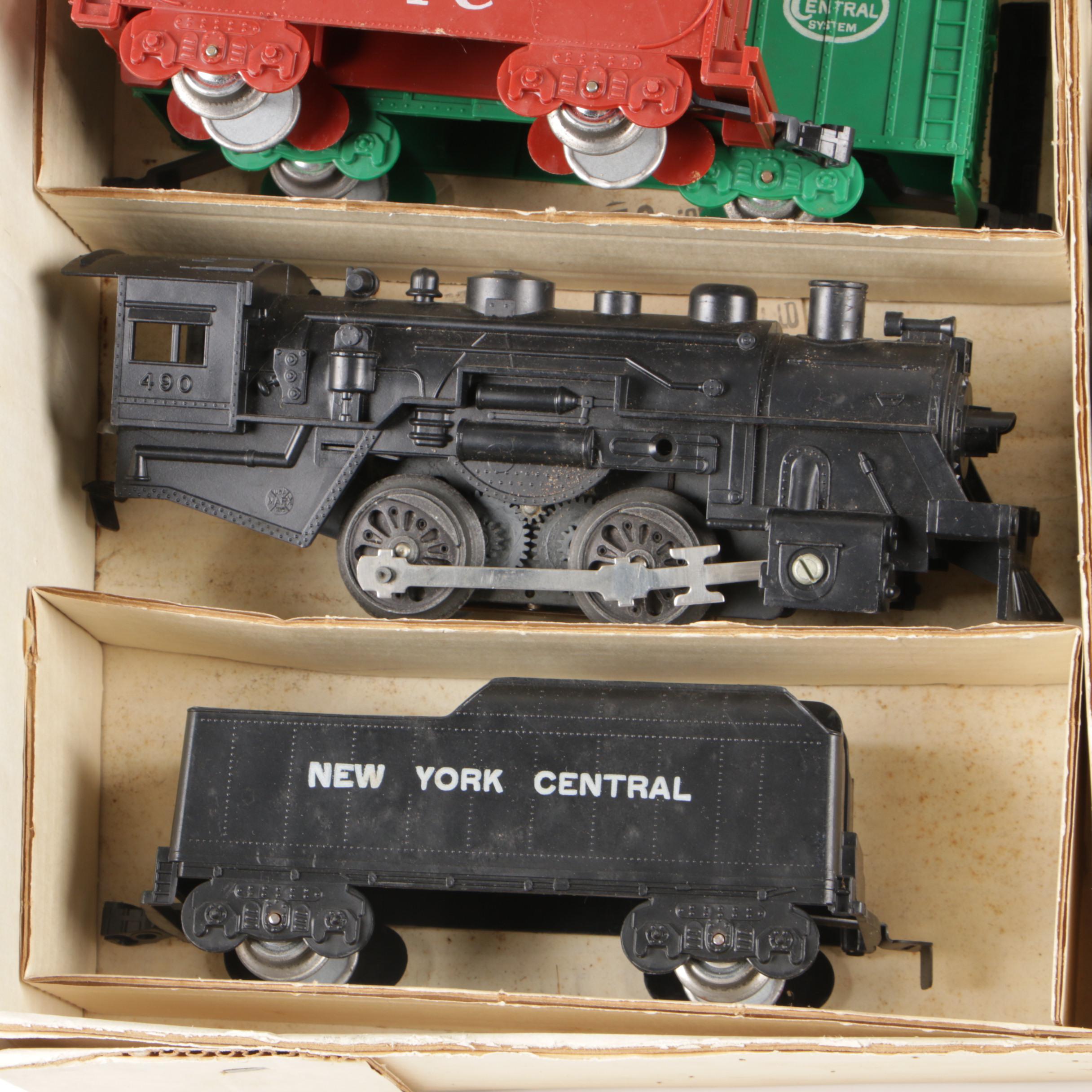 Marx New York Central Line O Scale Electric Train Set and Other Lionel Trains