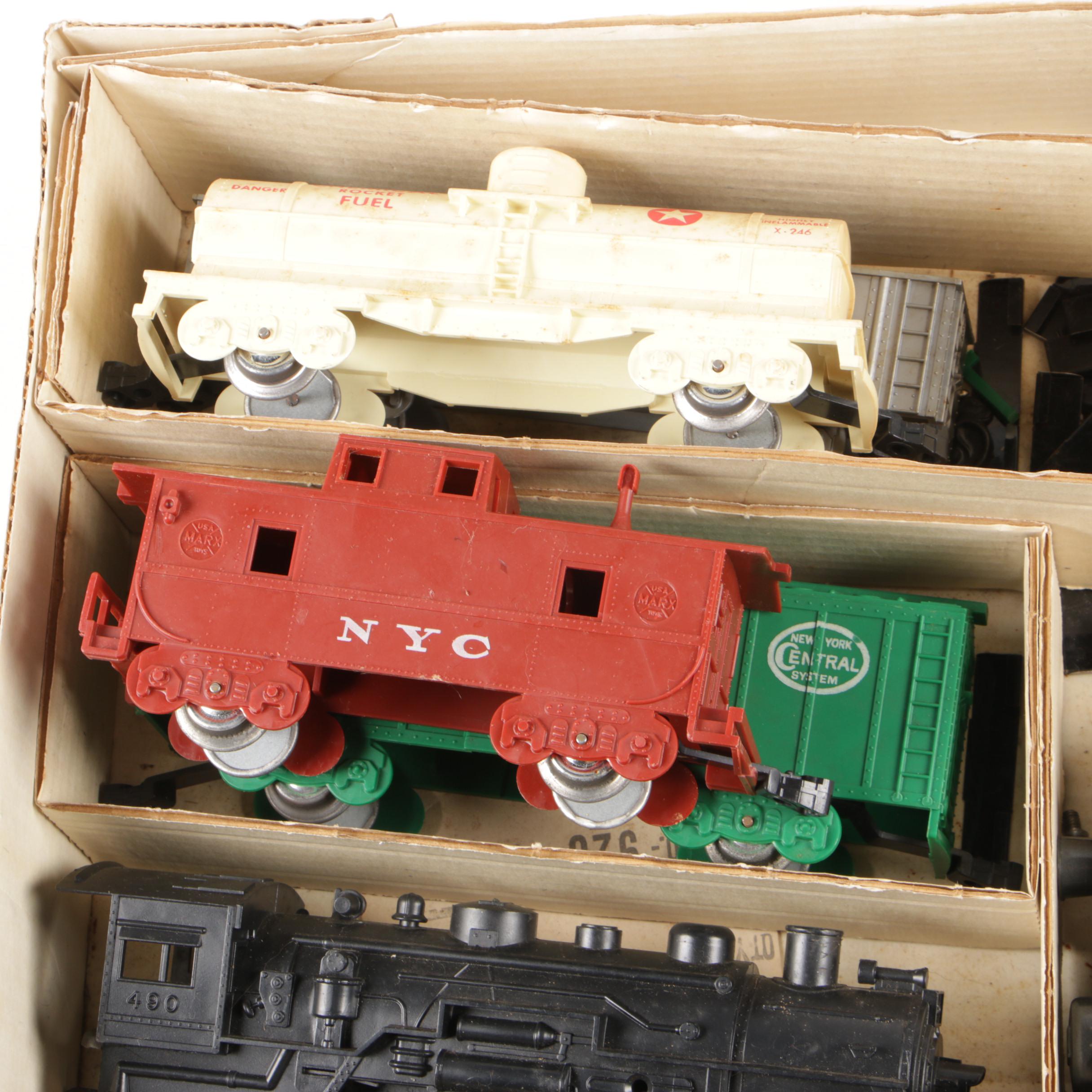 Marx New York Central Line O Scale Electric Train Set and Other Lionel Trains