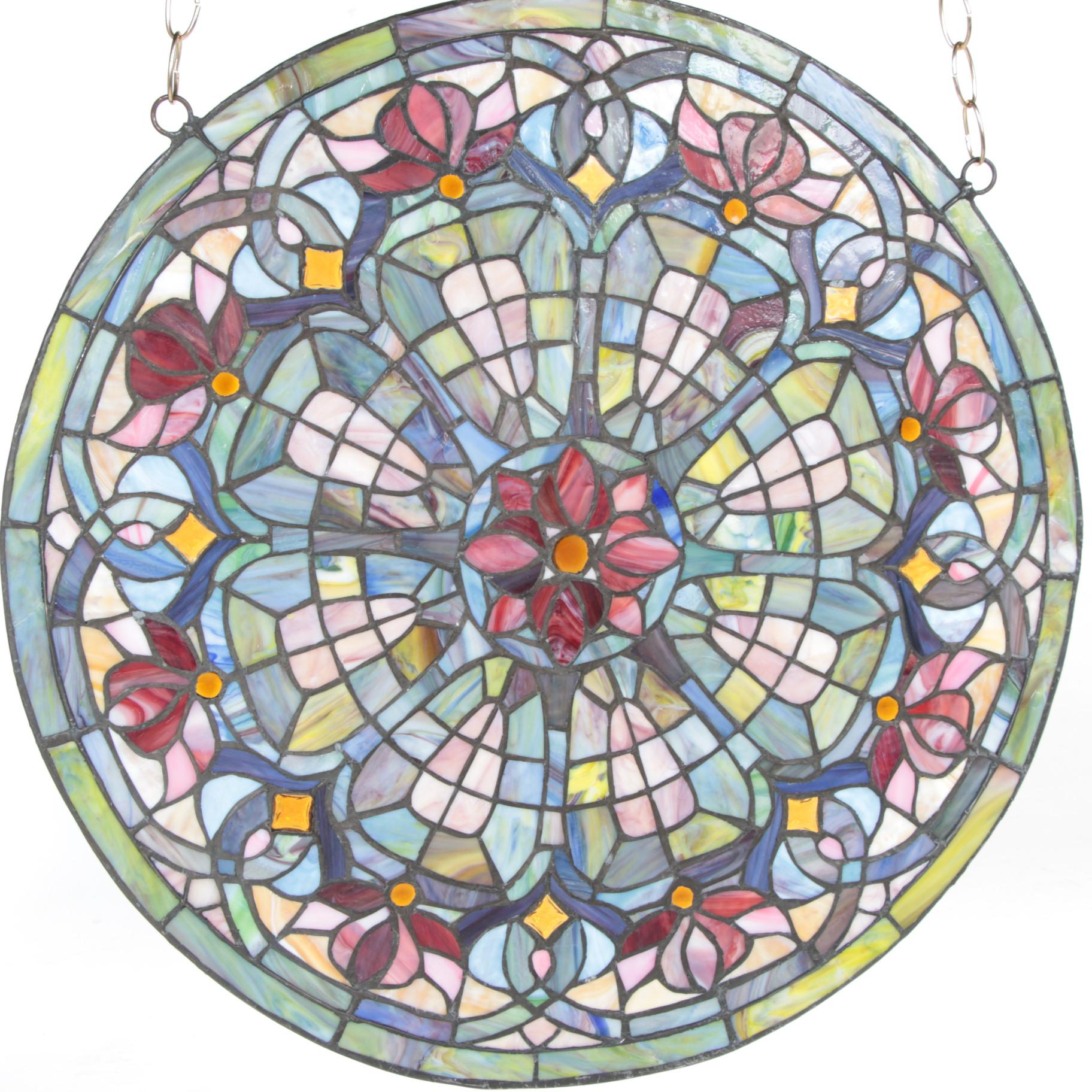 Leaded Stained Glass Window Hanging