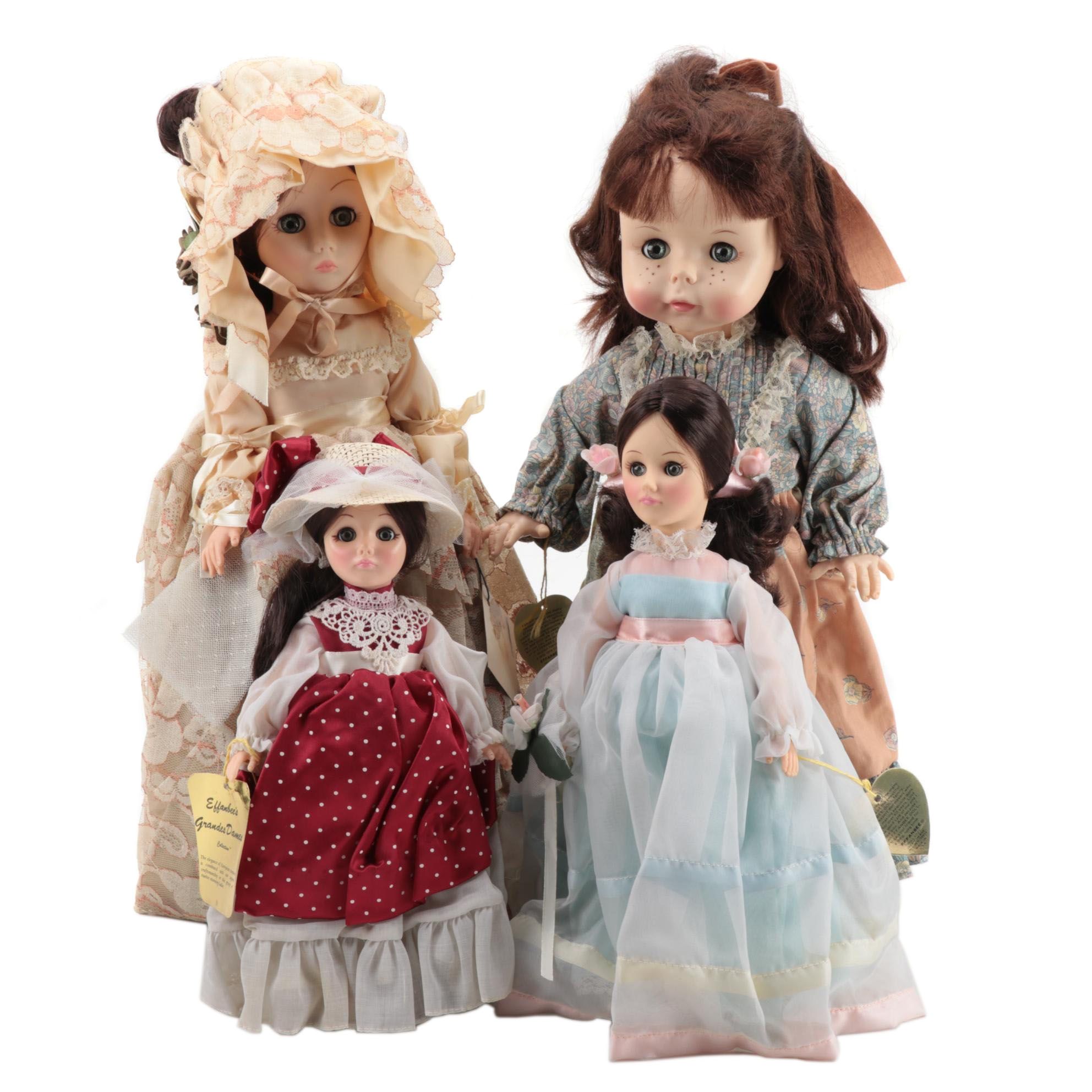 Effanbee Vinyl Dolls Including "Suzie Sunshine" and "Grandes Dames" Series Dolls