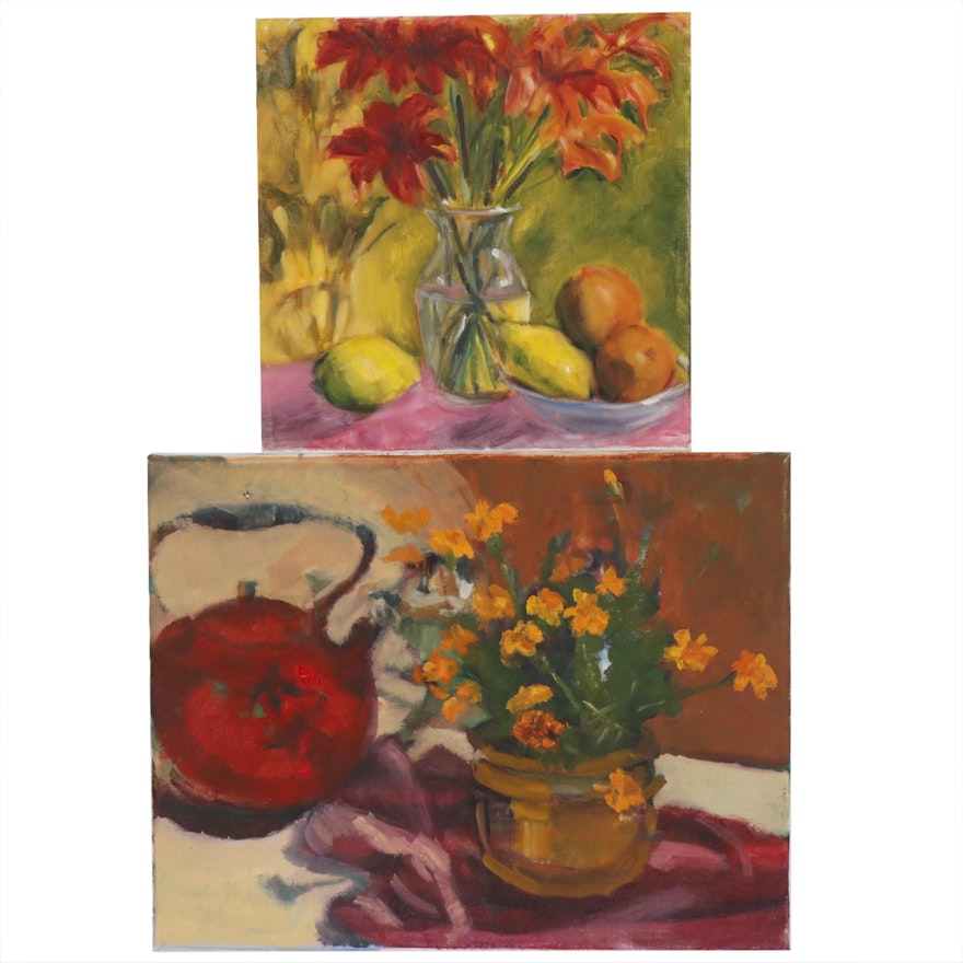 Jane Strasser Washburn Still Life Oil Paintings