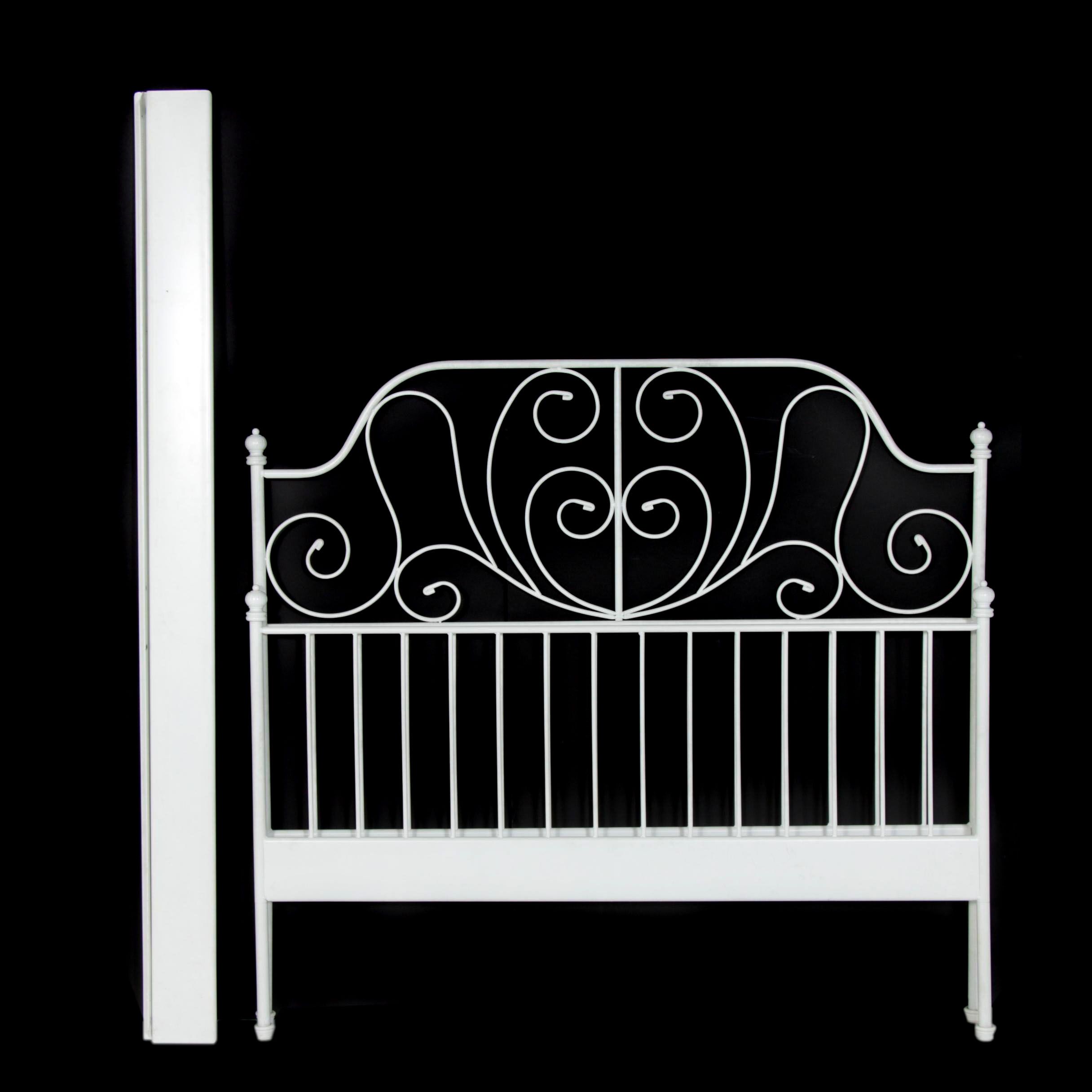 IKEA "Leirvik" Queen Size Metal Bed