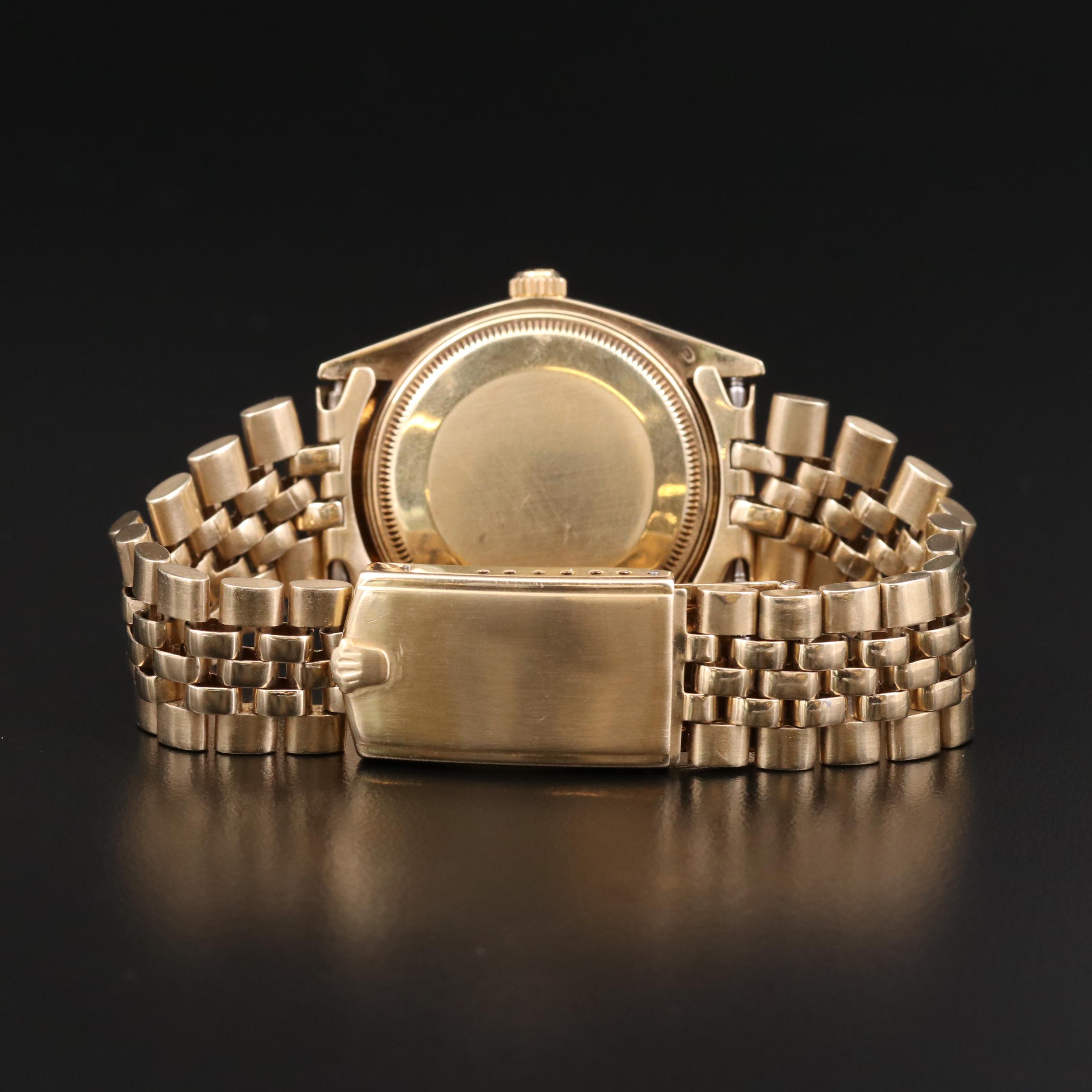 Rolex Date 14K Gold Automatic Watch, 1978