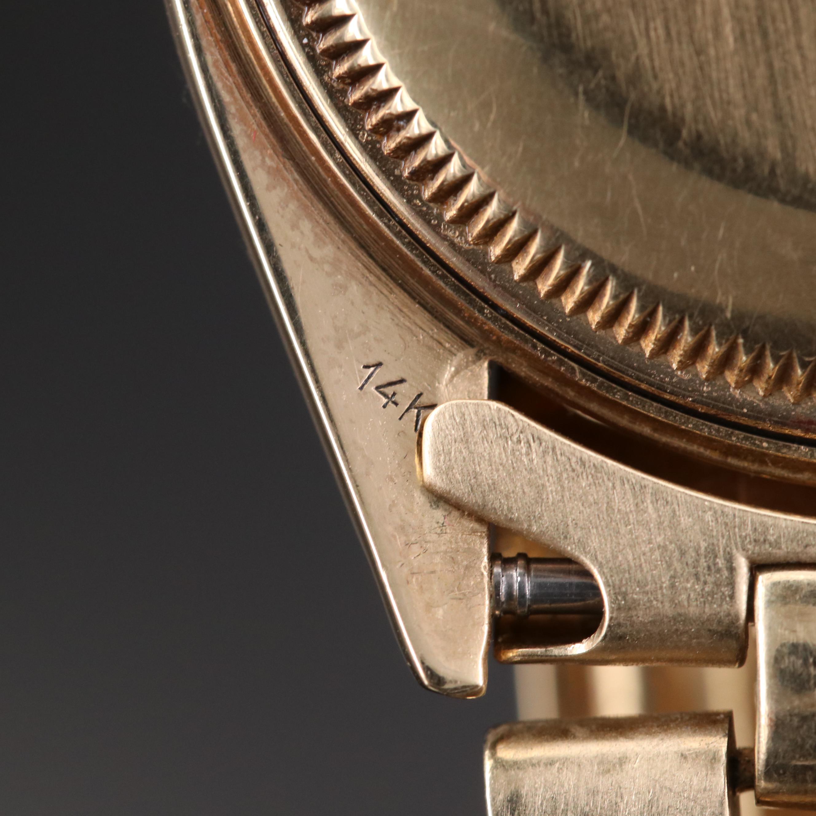 Rolex Date 14K Gold Automatic Watch, 1978