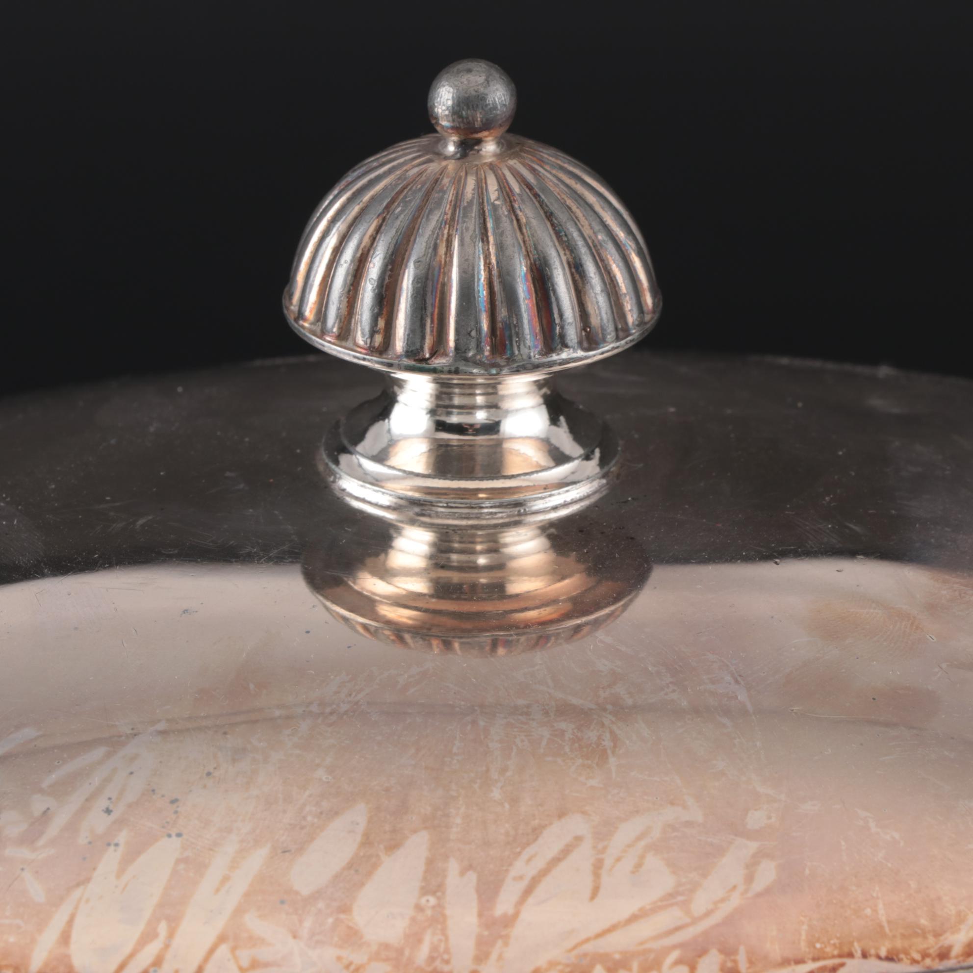 Meriden Britannia Company Silver Plate Tureen, Mid to Late 19th Century