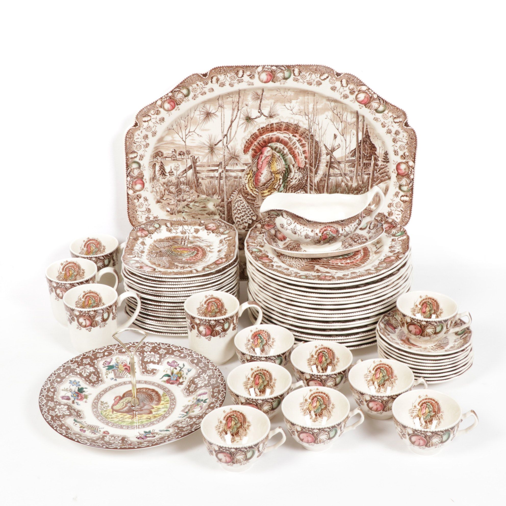 Johnson Bros. "His Majesty" Transferware Dinnerware, 1955-1983