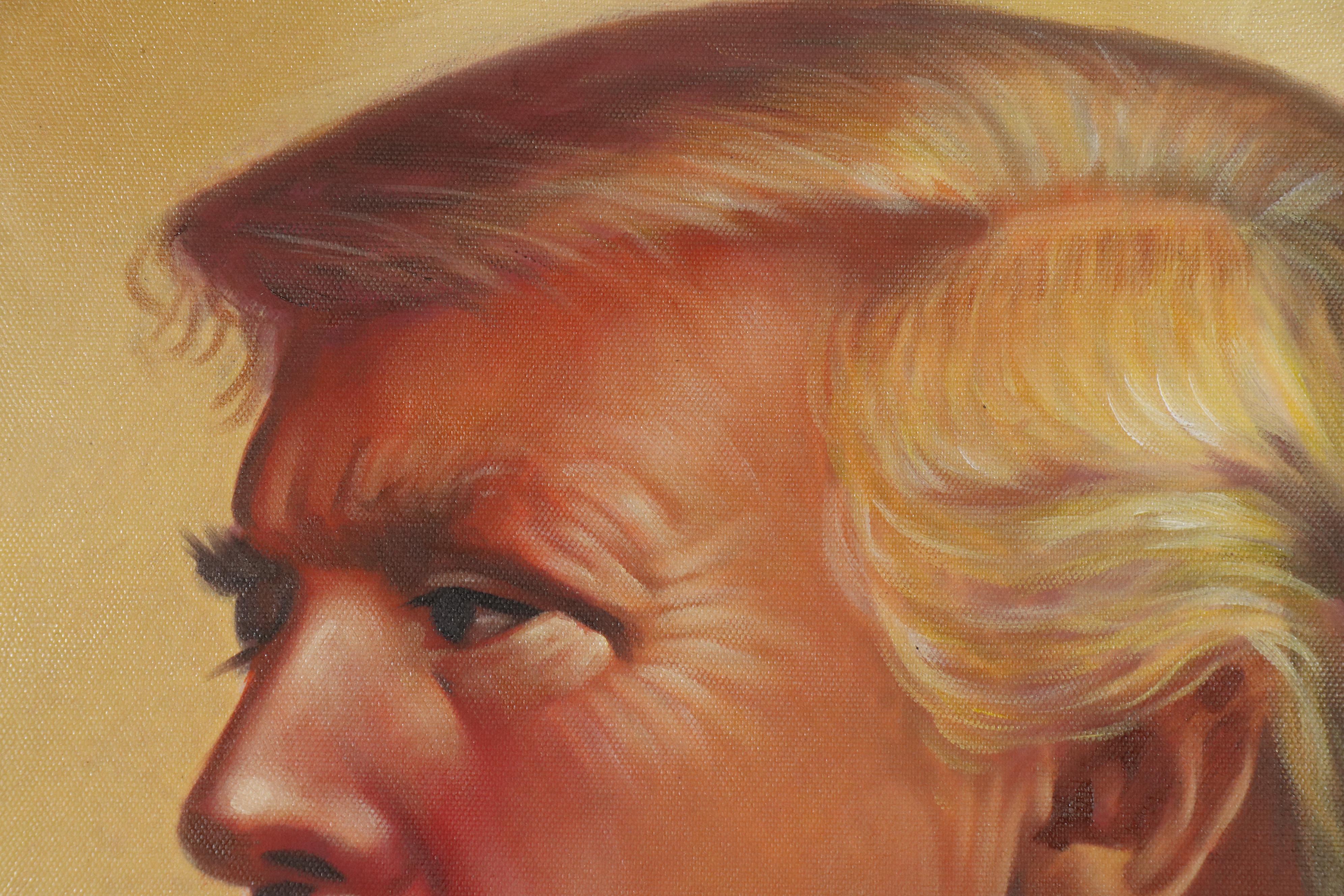 Oil Painting after Steve Payne in the Manner of George Dawe "Donald Trump"