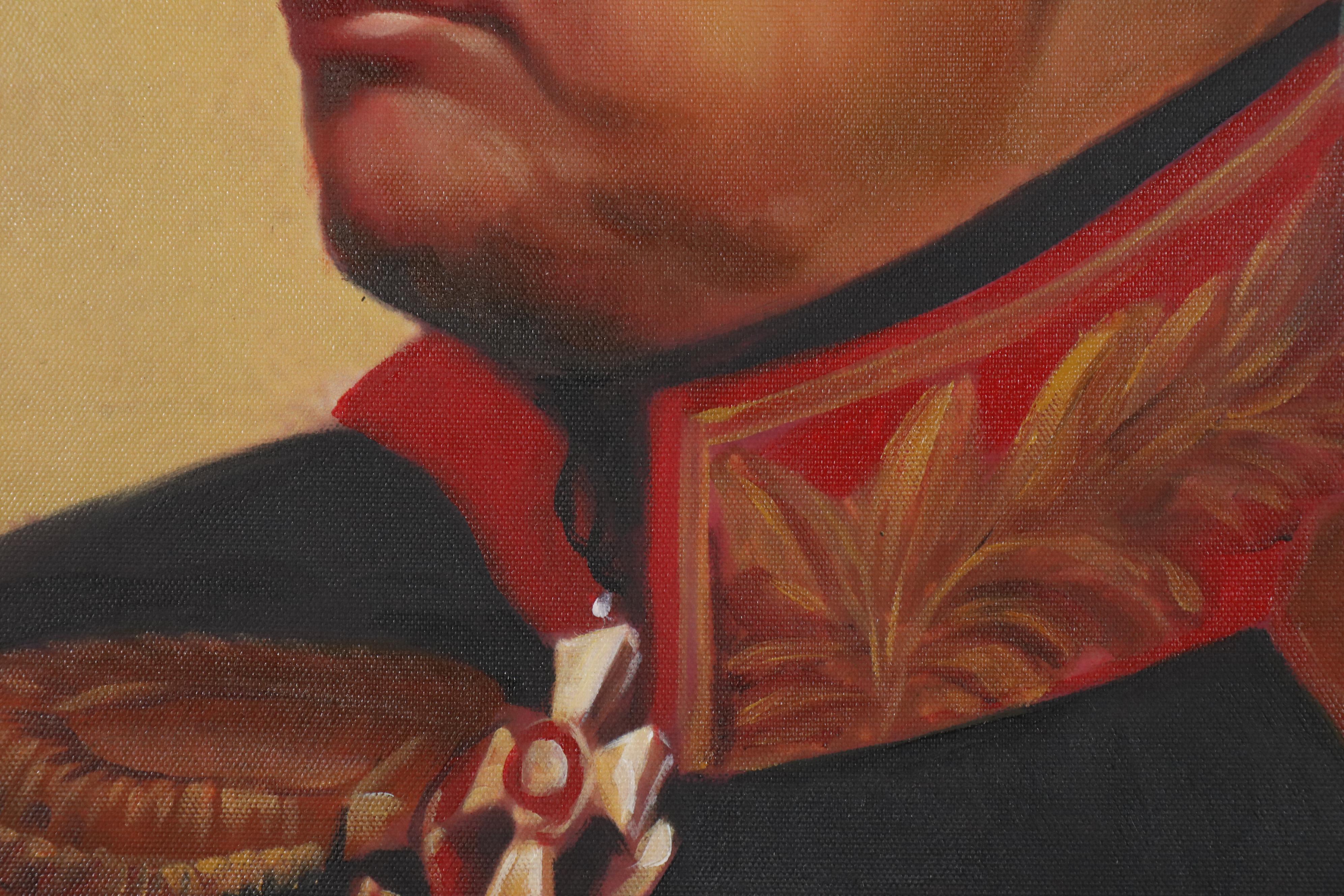 Oil Painting after Steve Payne in the Manner of George Dawe "Donald Trump"