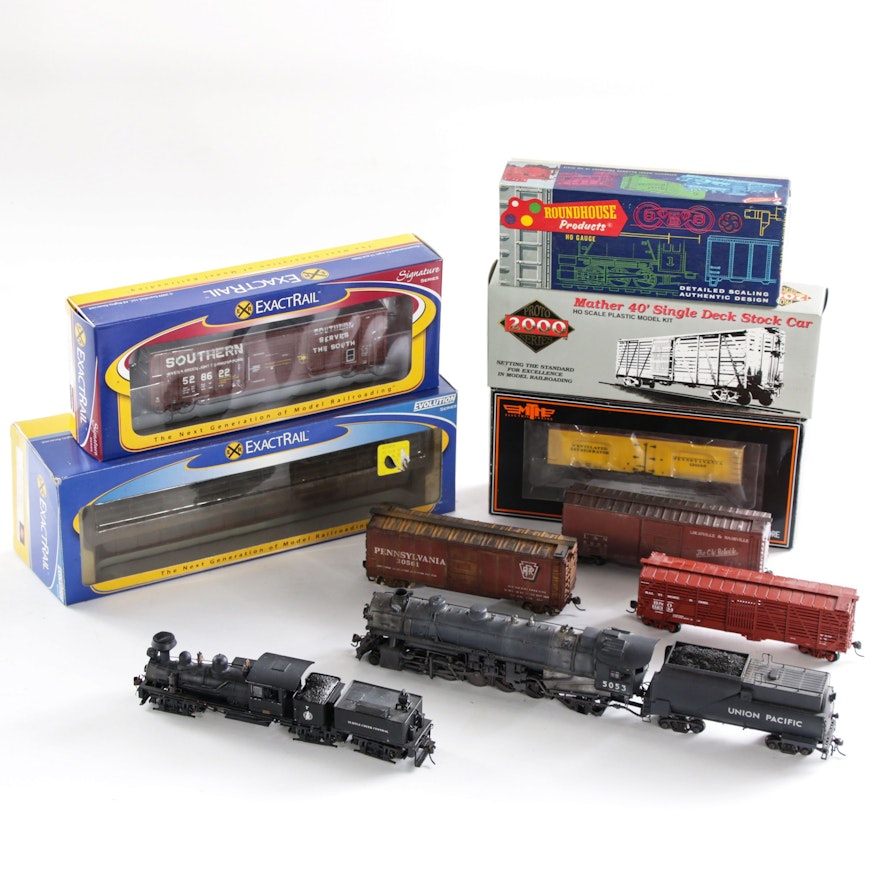 Bachmann, Mather, Exact Rail, M.T.H. and Roundhouse Model Locomotives and Cars